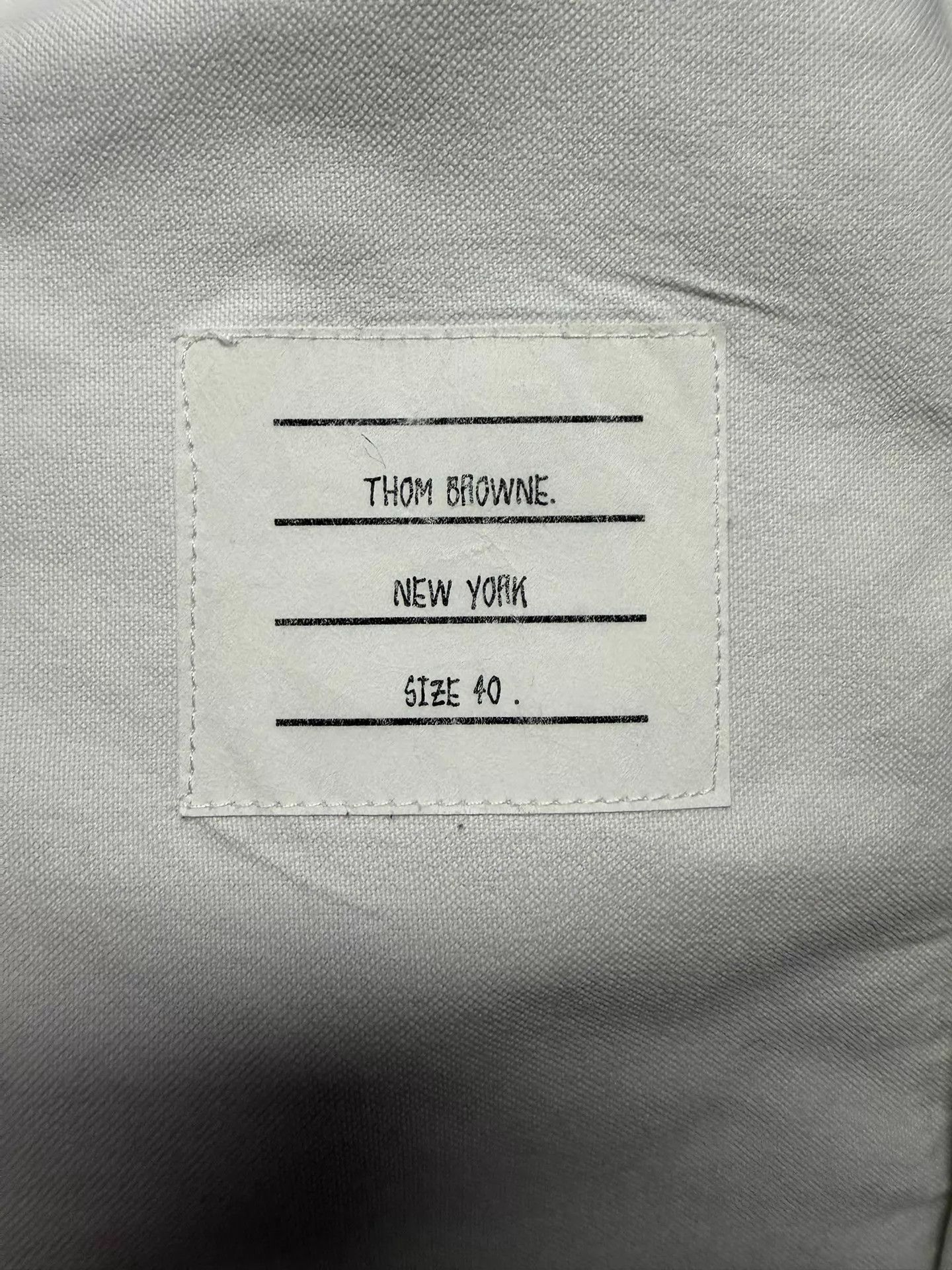 Thom Browne Thom Browne Wmns Tricolor Placket Oxford Shirt White 40 Size S / US 4 / IT 40 - 4 Thumbnail