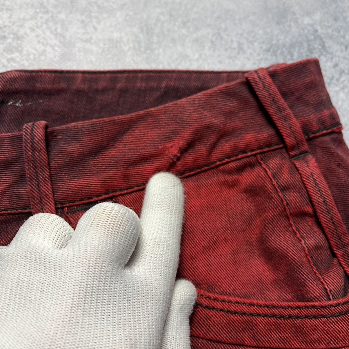 G-Star Vintage G-Star Raw Red Denim Tavi Mini Skirt Y2K Streetwear Size 30" / US 8 / IT 44 - 5 Thumbnail