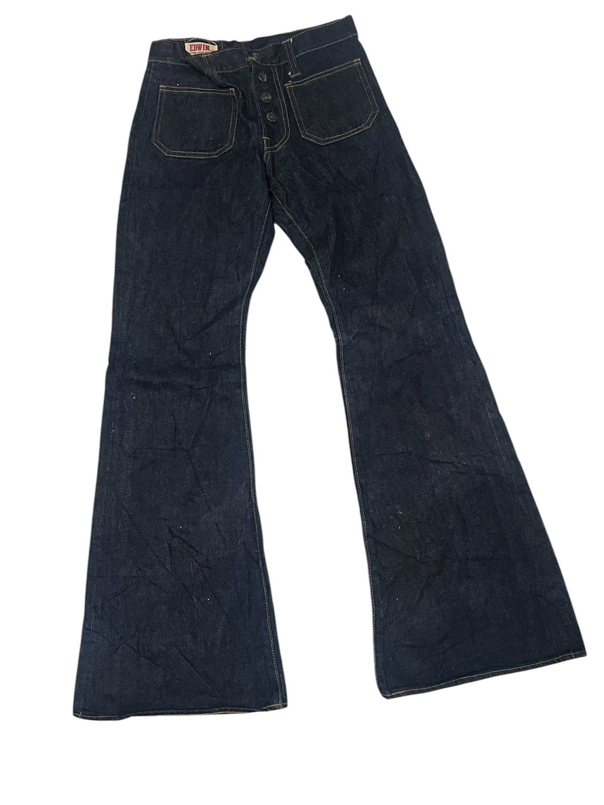 Edwin Vintage 60s EDWIN 1014 TT Super Flare blue Denim Size US 30 / EU 46 - 1 Thumbnail