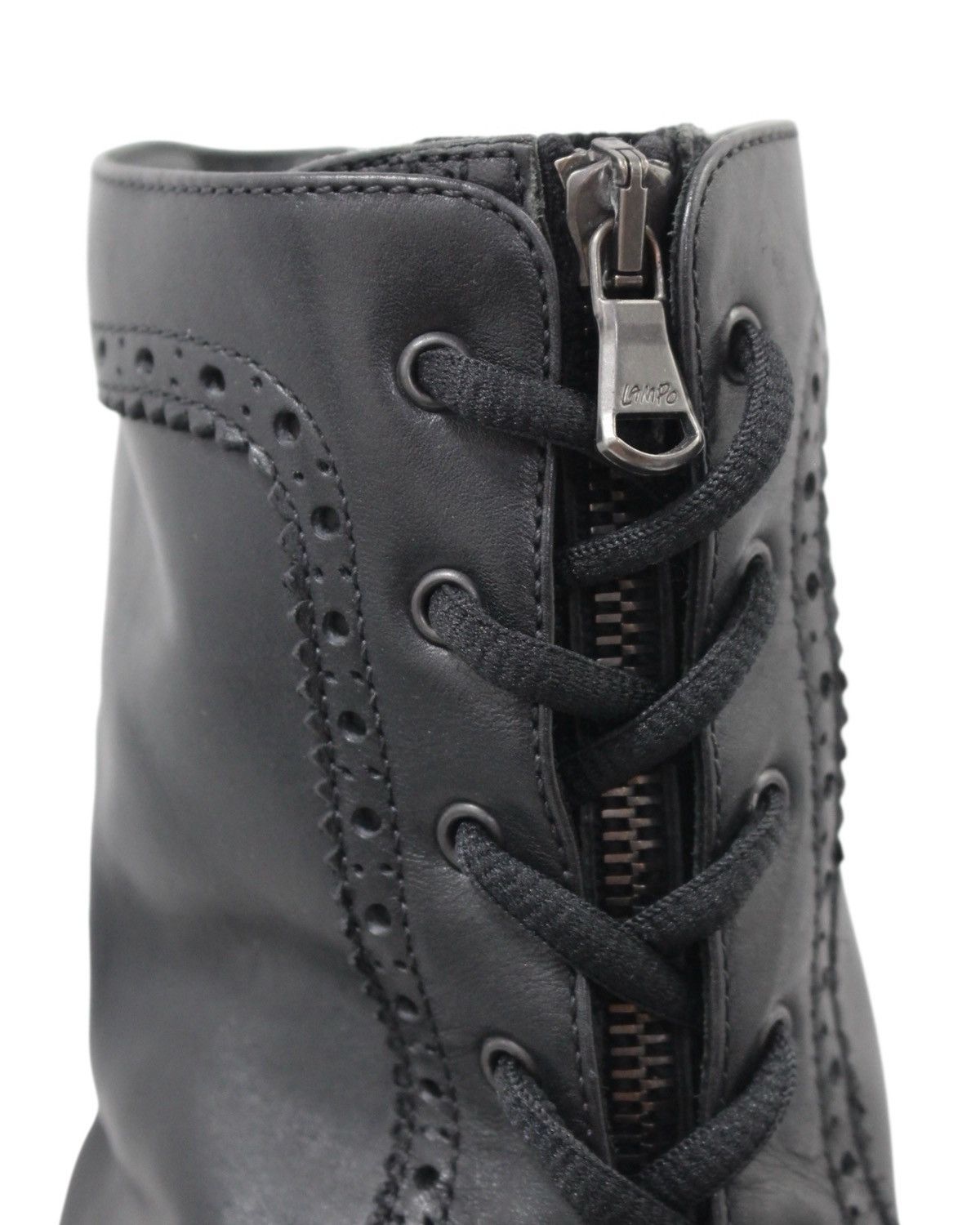 Roberto Cavalli 2000S ROBERTO CAVALLI MILITARY BROGUE ZIP BOOTS Size US 12 / EU 45 - 9 Thumbnail