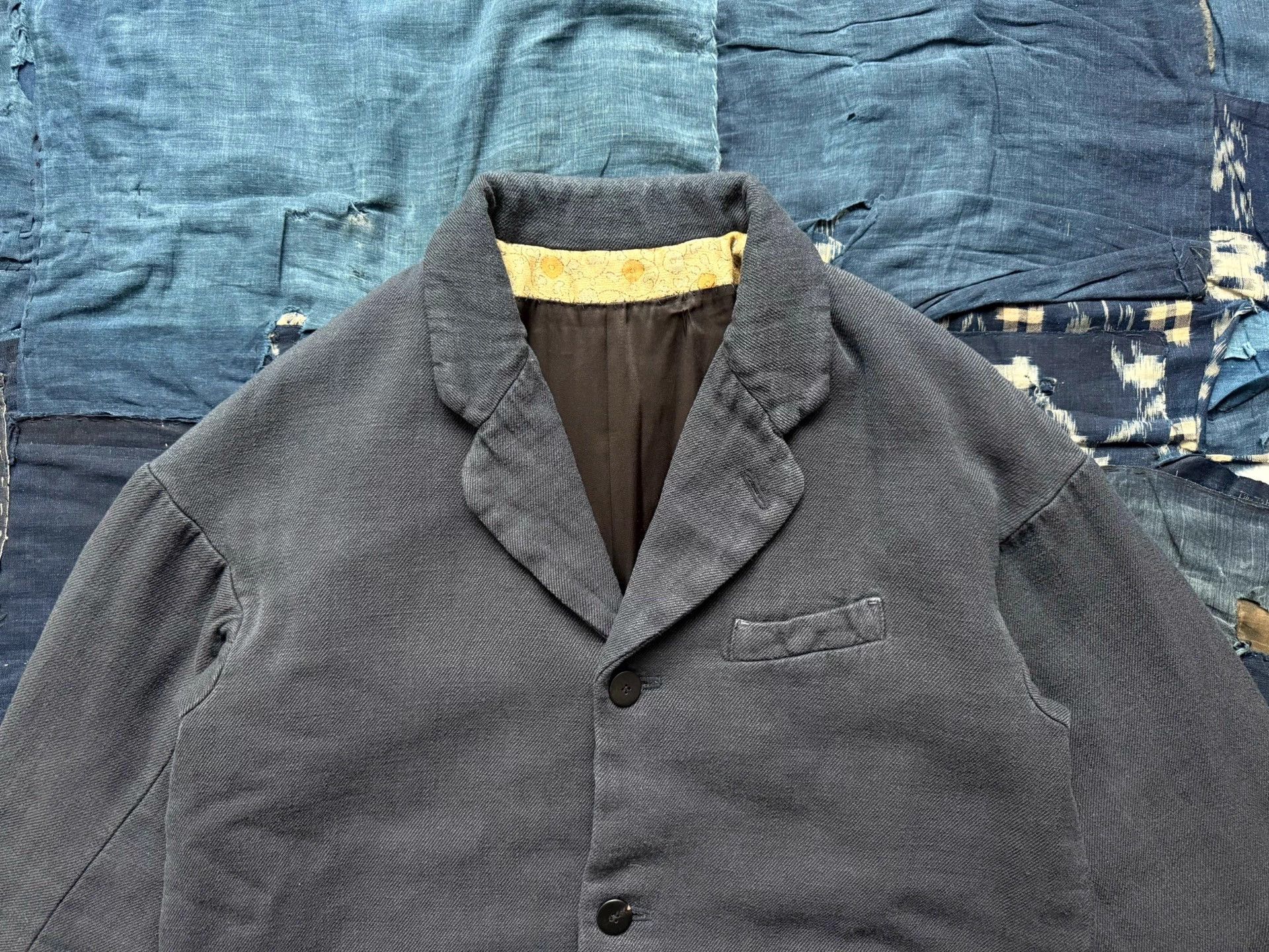 Visvim VISVIM 25AW ICT GALEN WOOL DMGD NAVY 2 wool-linen blazer Size US M / EU 48-50 / 2 - 4 Thumbnail