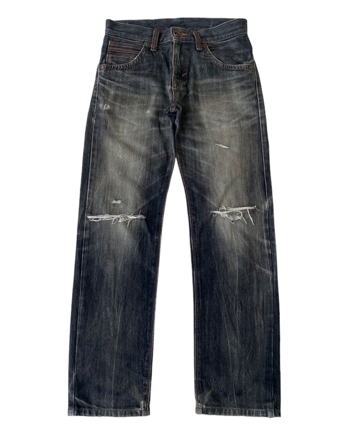 Hysteric Glamour Hysteric Glamour Scab Distressed Jeans. S017