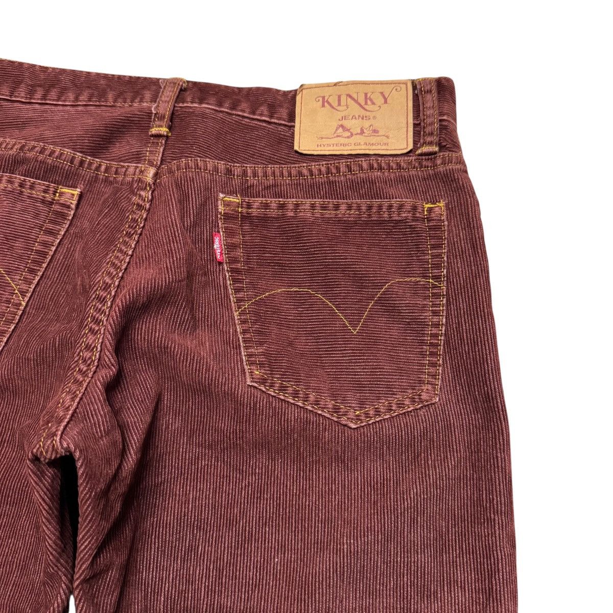 Hysteric Glamour Hysteric Glamour Corduroy Maroon Jeans Size 29" - 11 Thumbnail