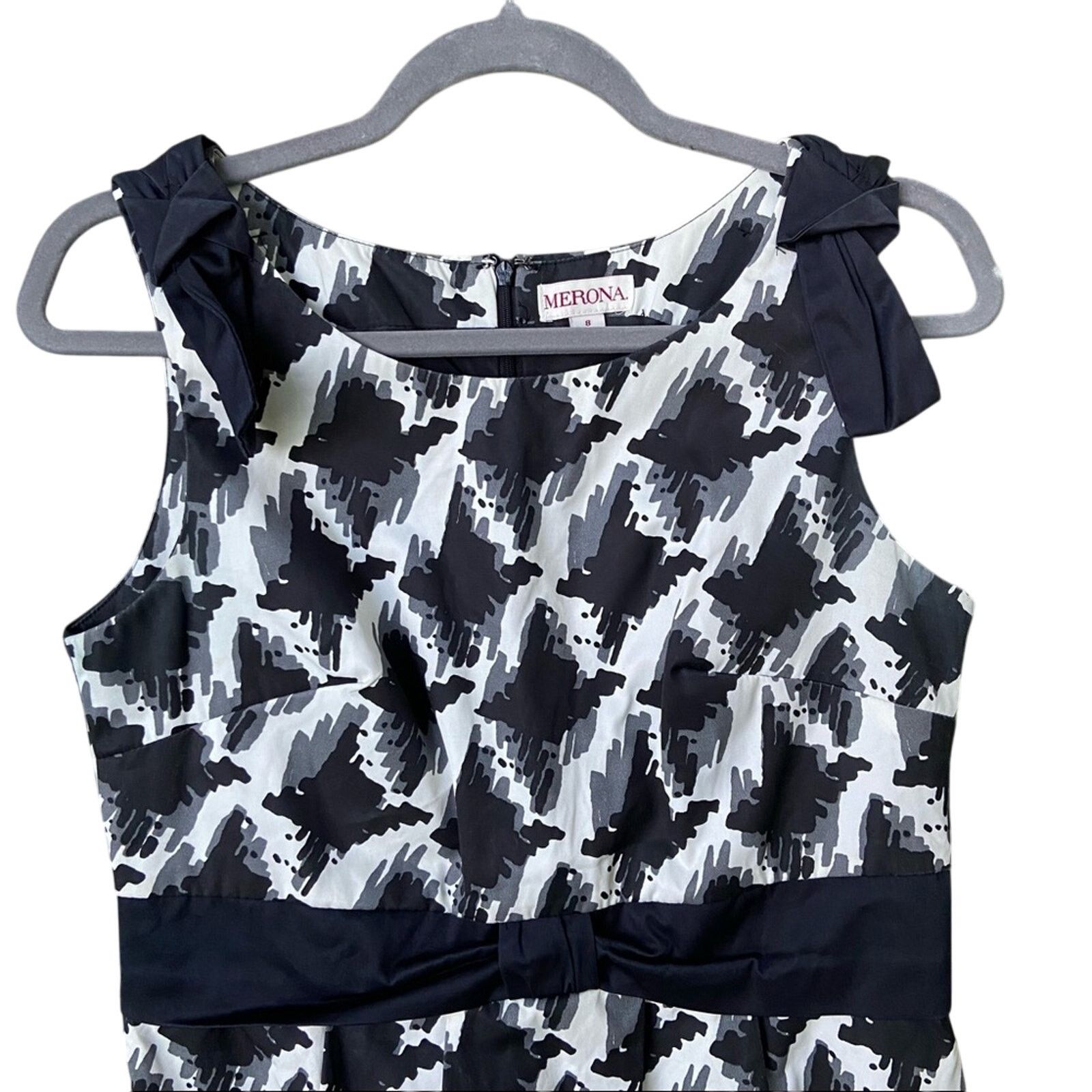 Merona Merona Womens Size 8 Bow Accent Sleeveless Sheath Dress Size M / US 6-8 / IT 42-44 - 2 Thumbnail