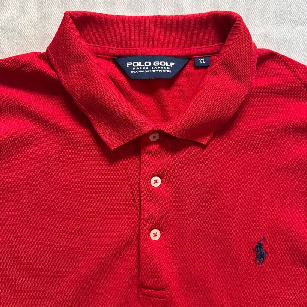 Polo Ralph Lauren Vintage Ralph Lauren Polo Golf DCC Dayton Country Club Red Size US XL / EU 56 / 4 - 2 Thumbnail