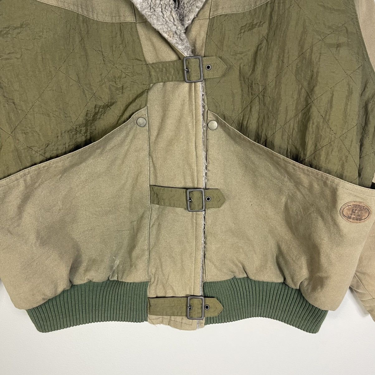 Issey Miyake Vintage Henri Luc chapuis Hybrid Military Bomber Jacket Size US M / EU 48-50 / 2 - 6 Thumbnail