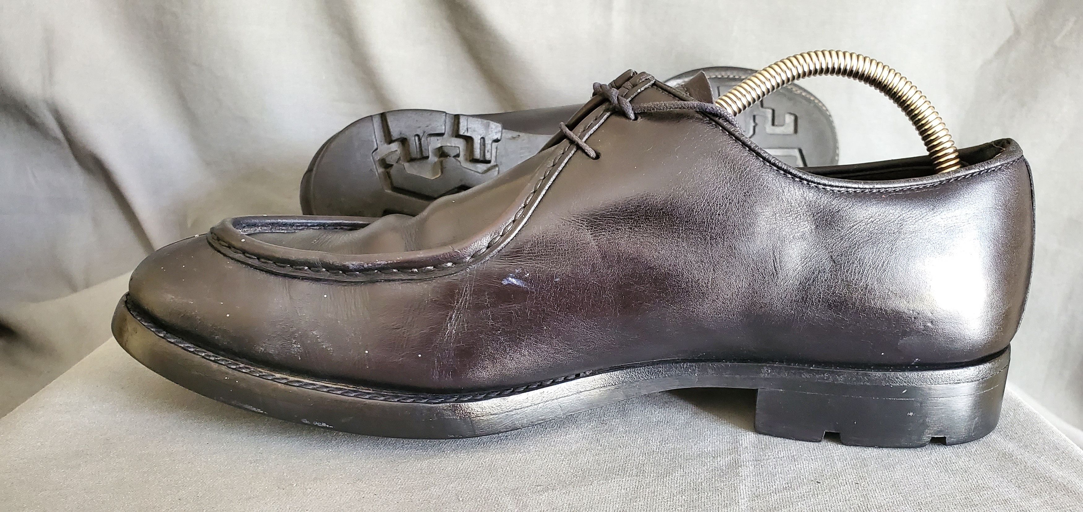 Prada Prada Lace Up Leather Shoes Size US 9 / EU 42 - 6 Thumbnail