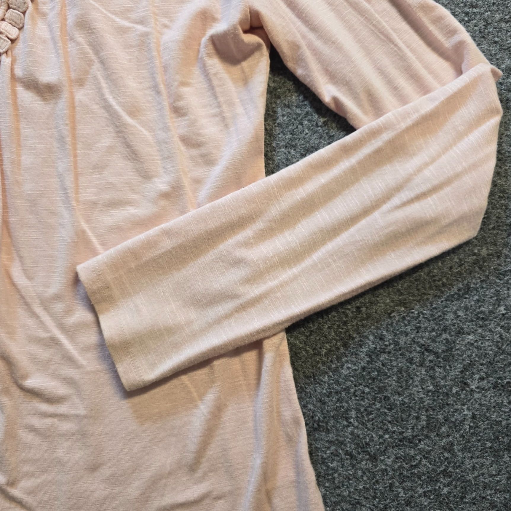 Vintage Meadow Rue Top Womens M Pink Lace Long Sleeve Blouse Casual Romantic Capsule Regular Size M / US 6-8 / IT 42-44 - 3 Thumbnail