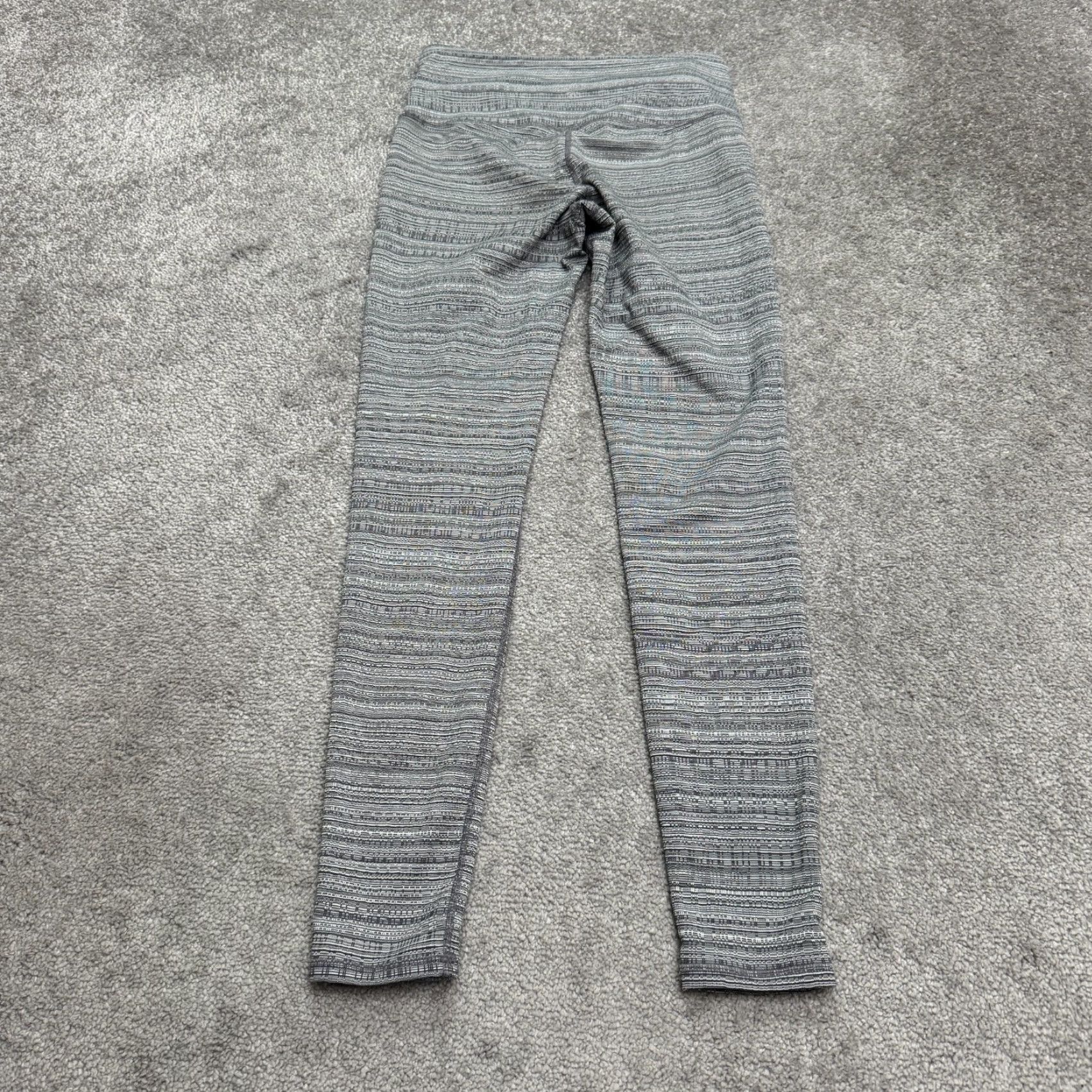 Athleta Athleta Leggings Womens Small Gray Geometric Active Yoga Compression Space Dye Size 28" / US 6 / IT 42 - 2 Thumbnail