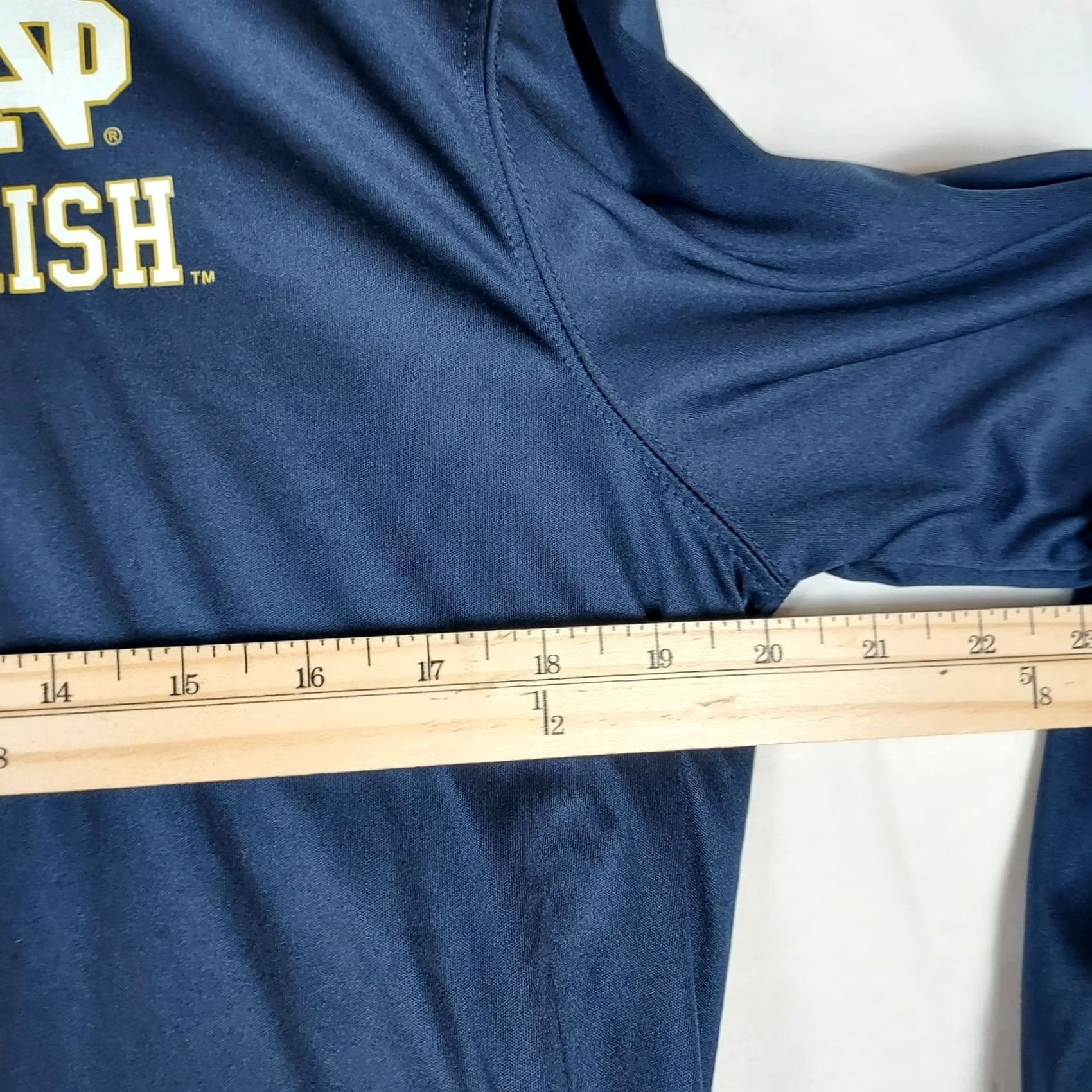 Vintage Notre Dame Irish Fanatics 1/4 Zip Pullover Sweatshirt M Navy Blue Men Regular/Medium Sweatshirt Size US M / EU 48-50 / 2 - 6 Thumbnail