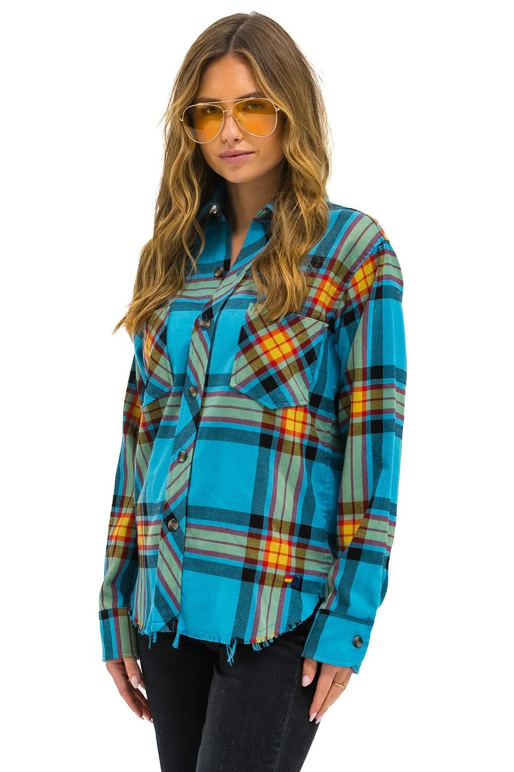 Aviator Nation Aviator Nation Plaid Flannel Western Shirt Size US XXL / EU 58 / 5 - 5 Thumbnail