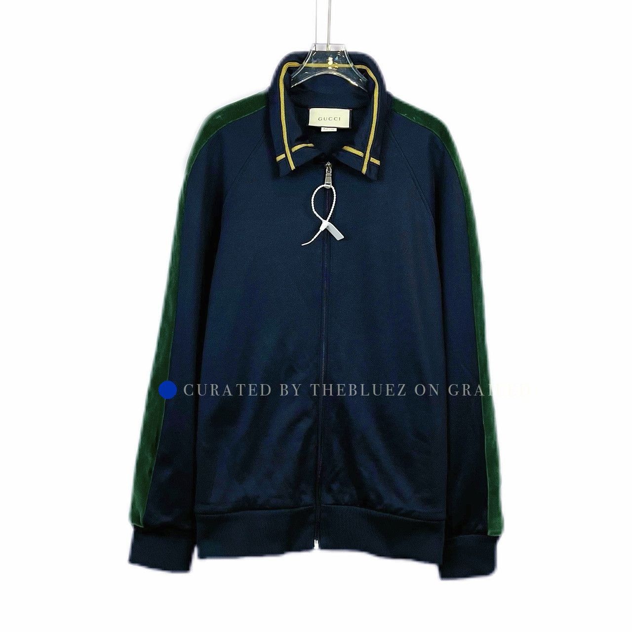 Gucci Blue Track Jacket with Snake Embroidery Size US M / EU 48-50 / 2 - 1 Thumbnail