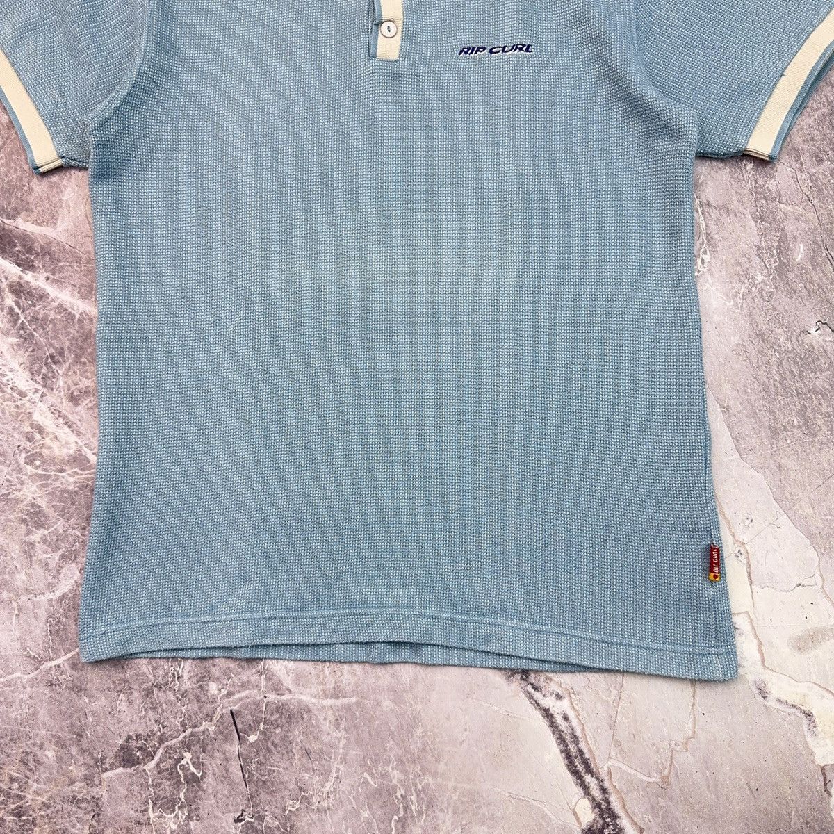 Ripcurl × Vintage Vintage Rip Curl T shirt Blue Beach Shirt Surfing Streetwear Size US S / EU 44-46 / 1 - 8 Thumbnail