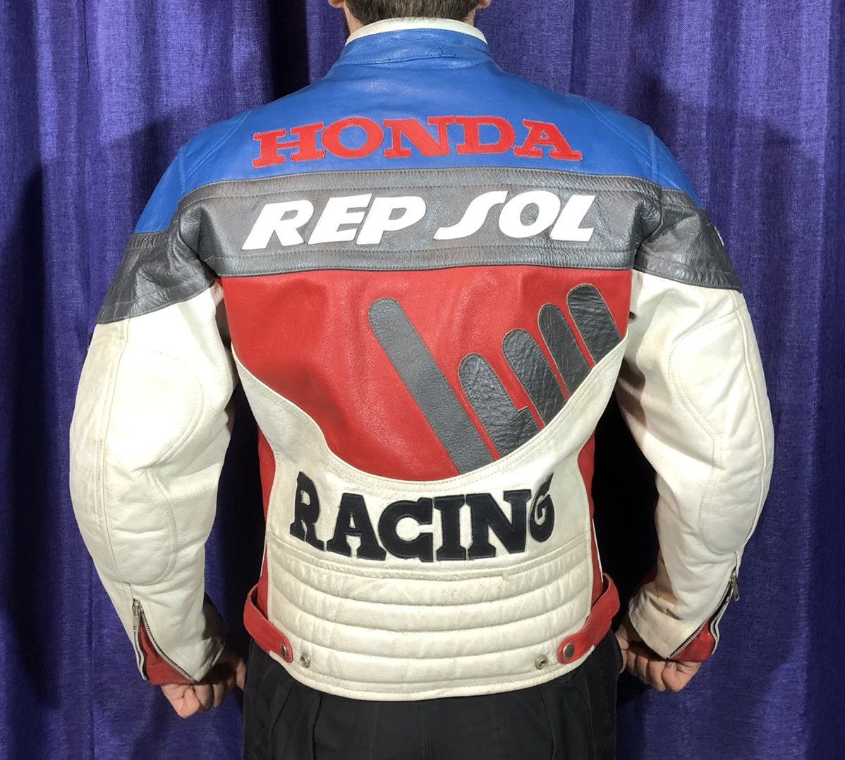 Dainese × Ferrari × Honda Honda Motorcycle leather jacket Racing Vintage Size US M / EU 48-50 / 2 - 4 Thumbnail
