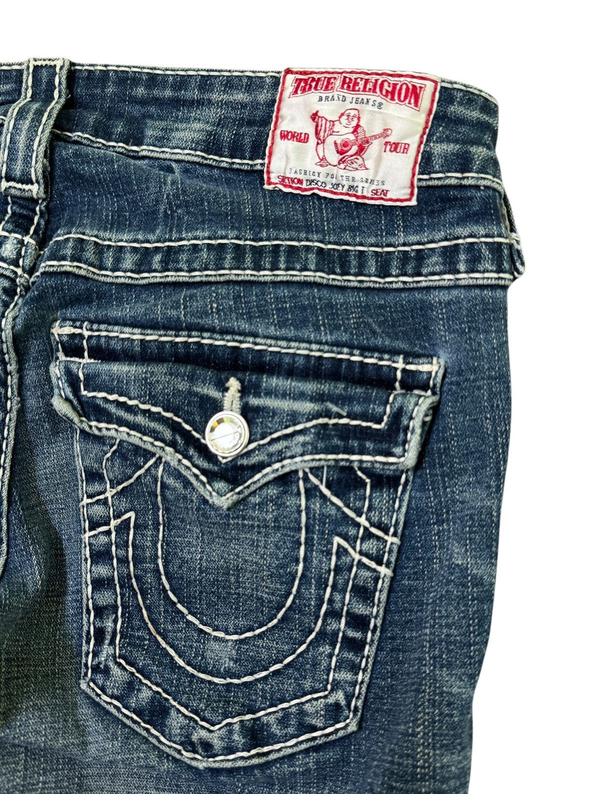 True Religion Flared TRUE RELIGION with White Stitching Low Rise jeans Size 28" / US 6 / IT 42 - 17 Thumbnail