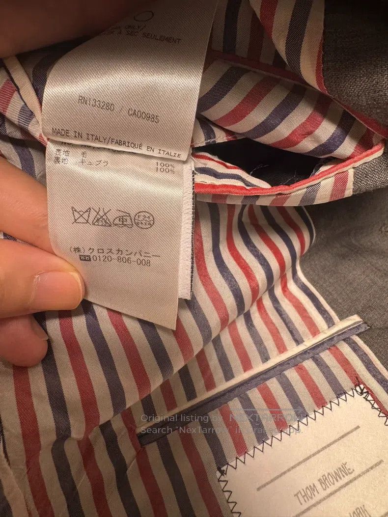 Thom Browne Thom Browne Classic Gray Blazers Size US XS / EU 42 / 0 - 6 Thumbnail