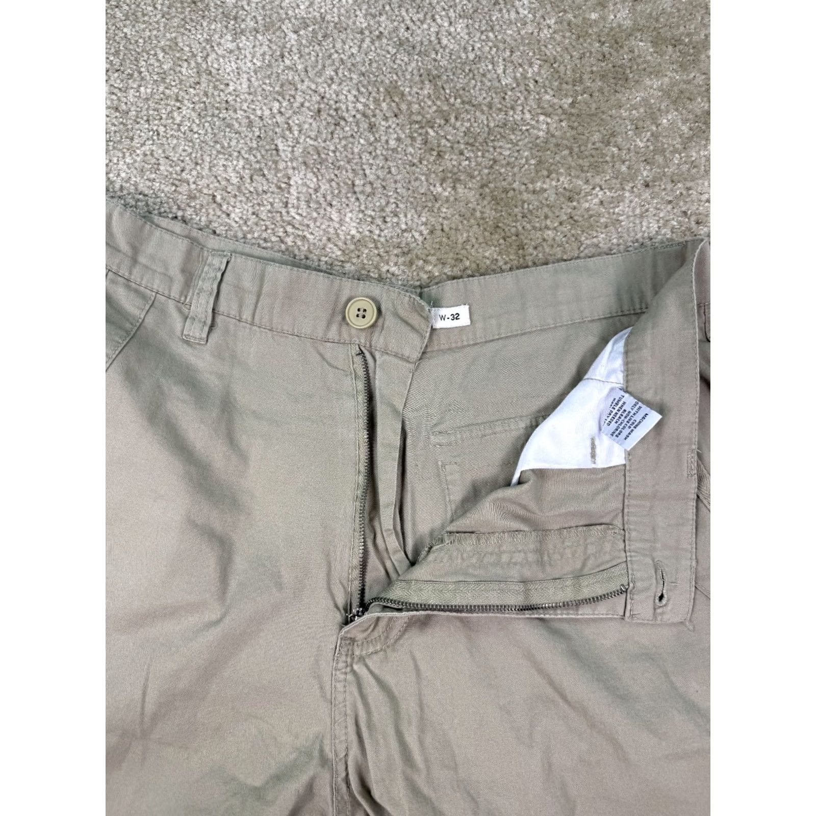 Marcs Marc Ecko Cargo Shorts Mens Beige Size 32 Outdoors Streetwear Size US 32 / EU 48 - 2 Thumbnail
