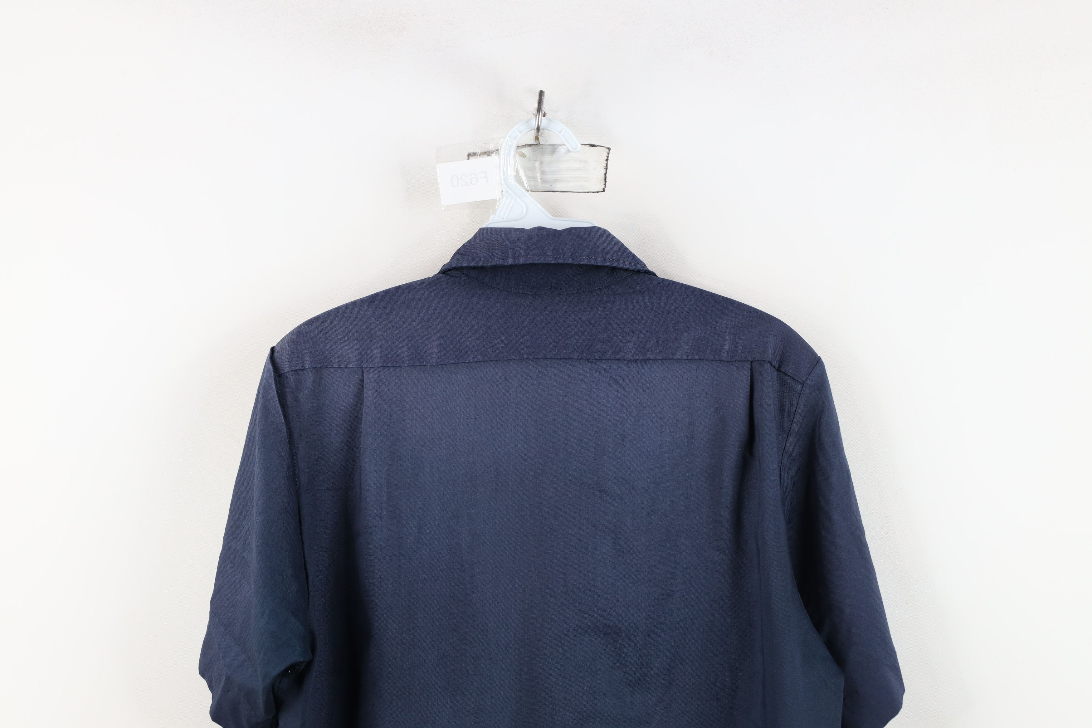 Lee Vintage 70s Lee Workwear Mechanic Button Shirt Blue USA Size US M / EU 48-50 / 2 - 14 Thumbnail