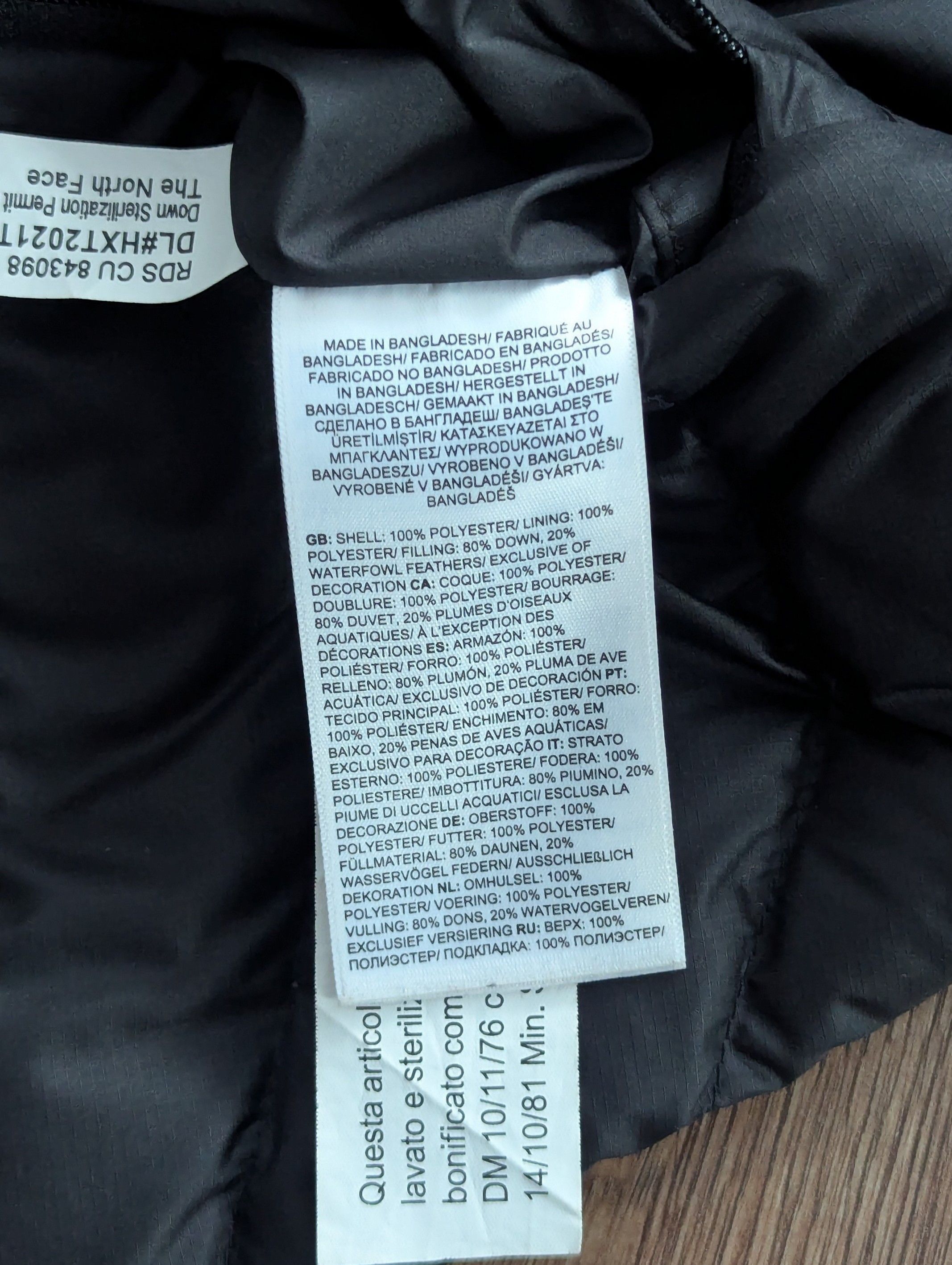 The North Face The North Face 550 Down Hooded Jacket Size S Casual Outdoor Size US S / EU 44-46 / 1 - 12 Thumbnail