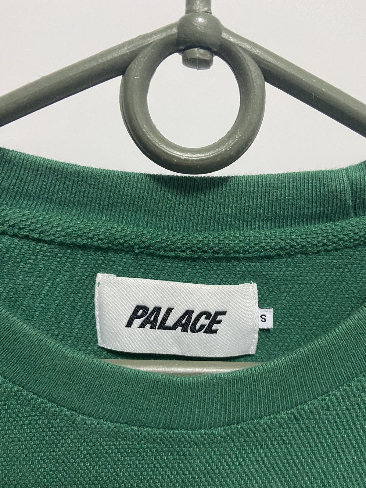 Palace × Vintage Palace Marina stripe pique crew big logo sweatshirt vintage Size US S / EU 44-46 / 1 - 5 Thumbnail