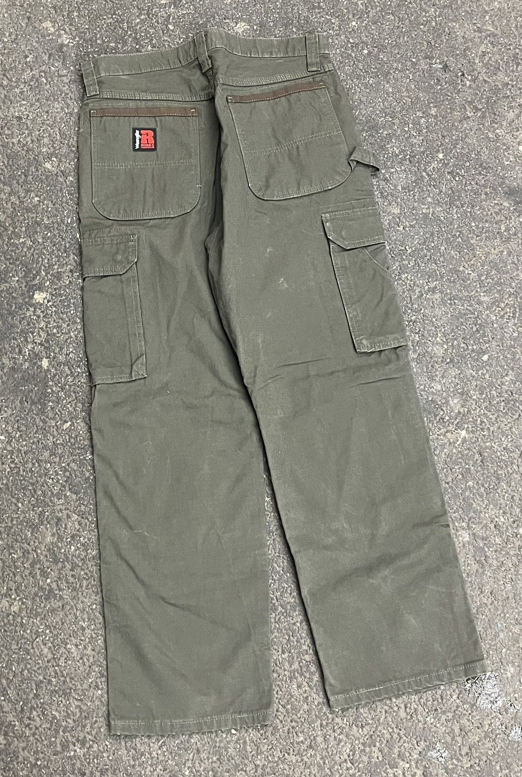 Carhartt × Vintage Carhartt style earth tone green cargo workwear pants Size US 32 / EU 48 - 6 Thumbnail