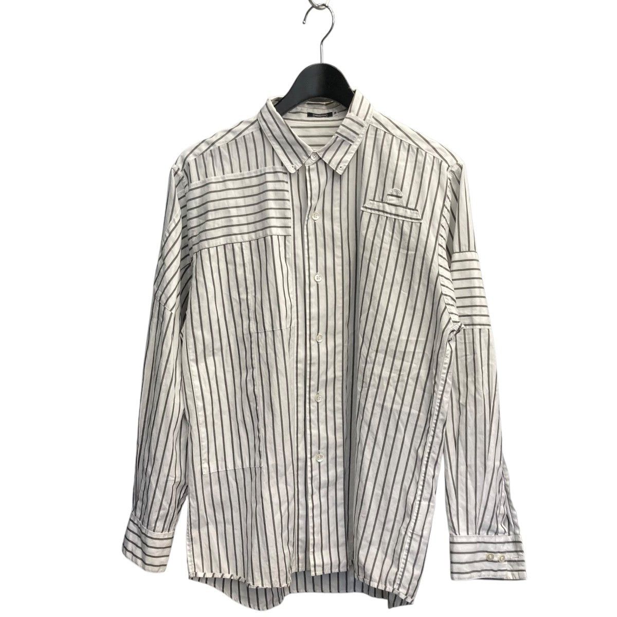 Undercover AW01 "D.A.V.F." Patchwork Long Sleeve Shirt Size US M / EU 48-50 / 2 - 1 Thumbnail