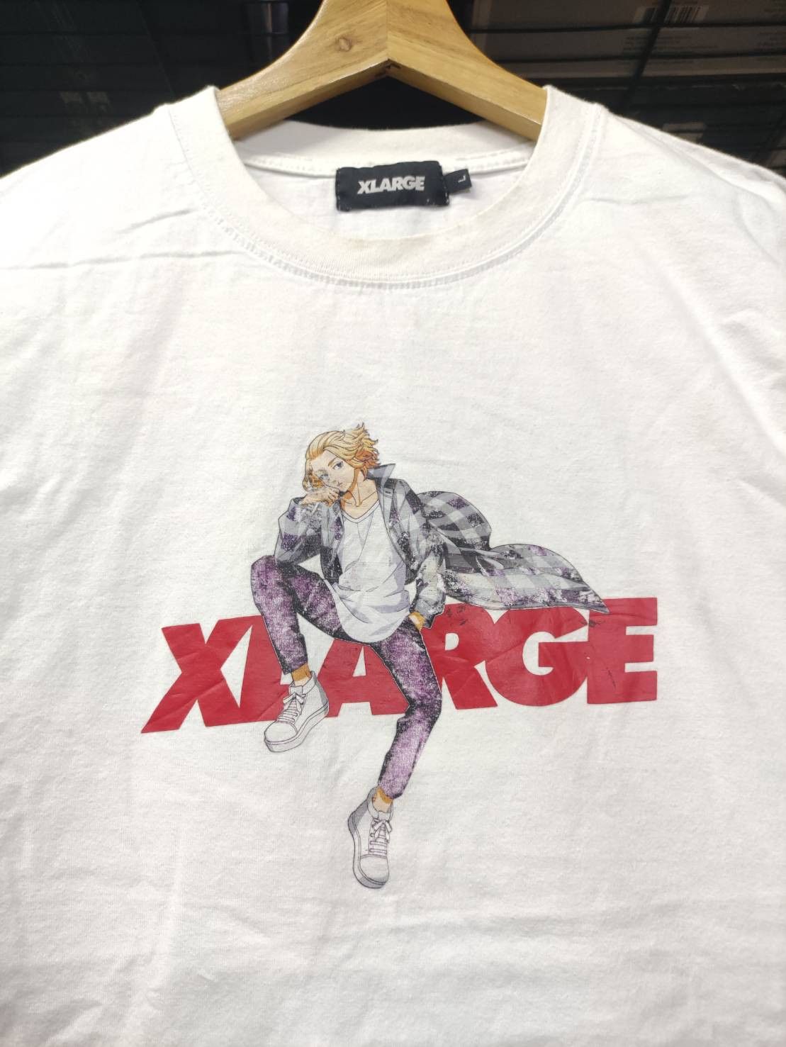 Club Sorayama × Xlarge Hajime Sorayama Joan of Arc white graphic