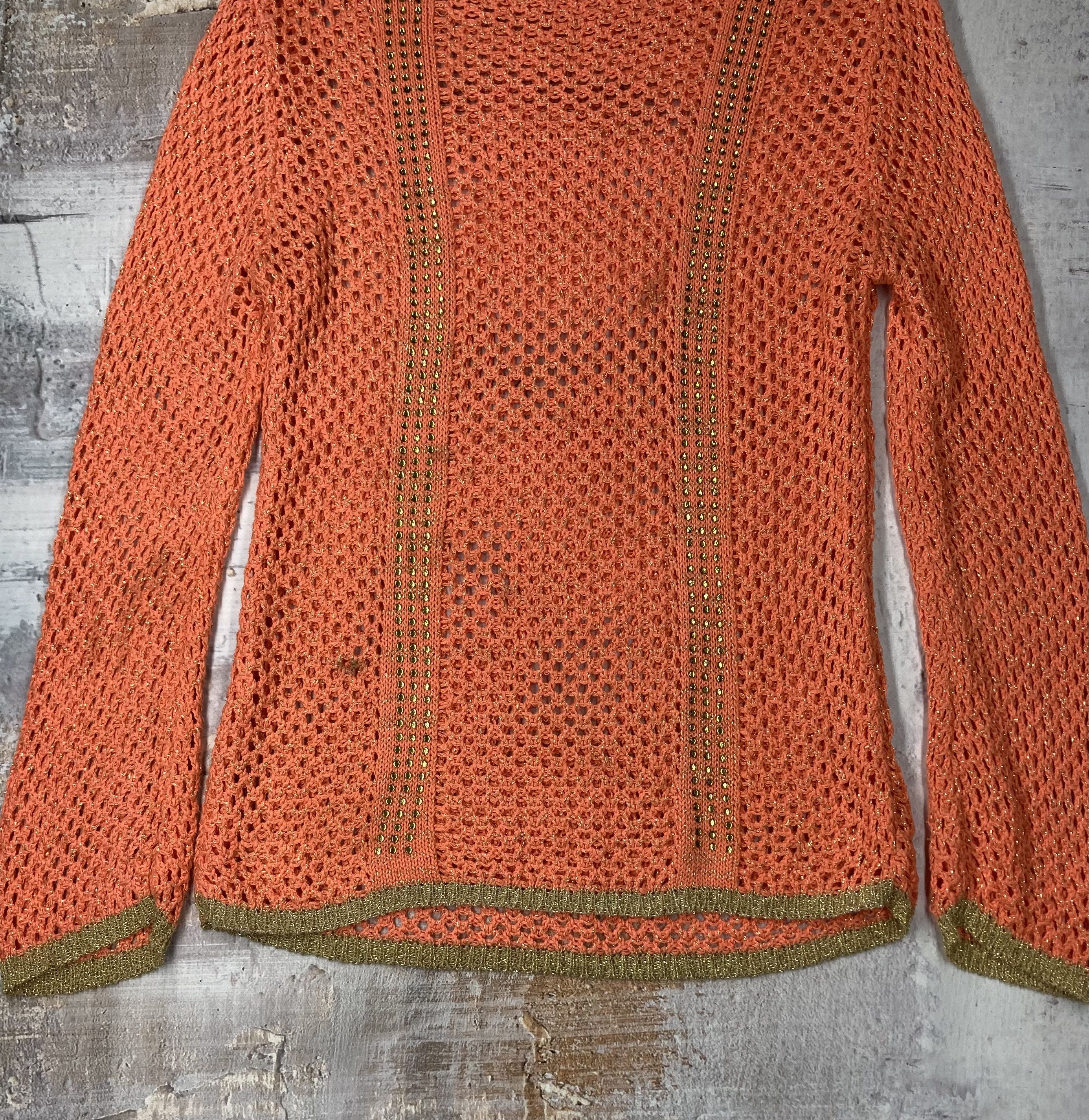 Vintage Vintage Mesh Sweater Women’s Size M/L Size M / US 6-8 / IT 42-44 - 2 Thumbnail