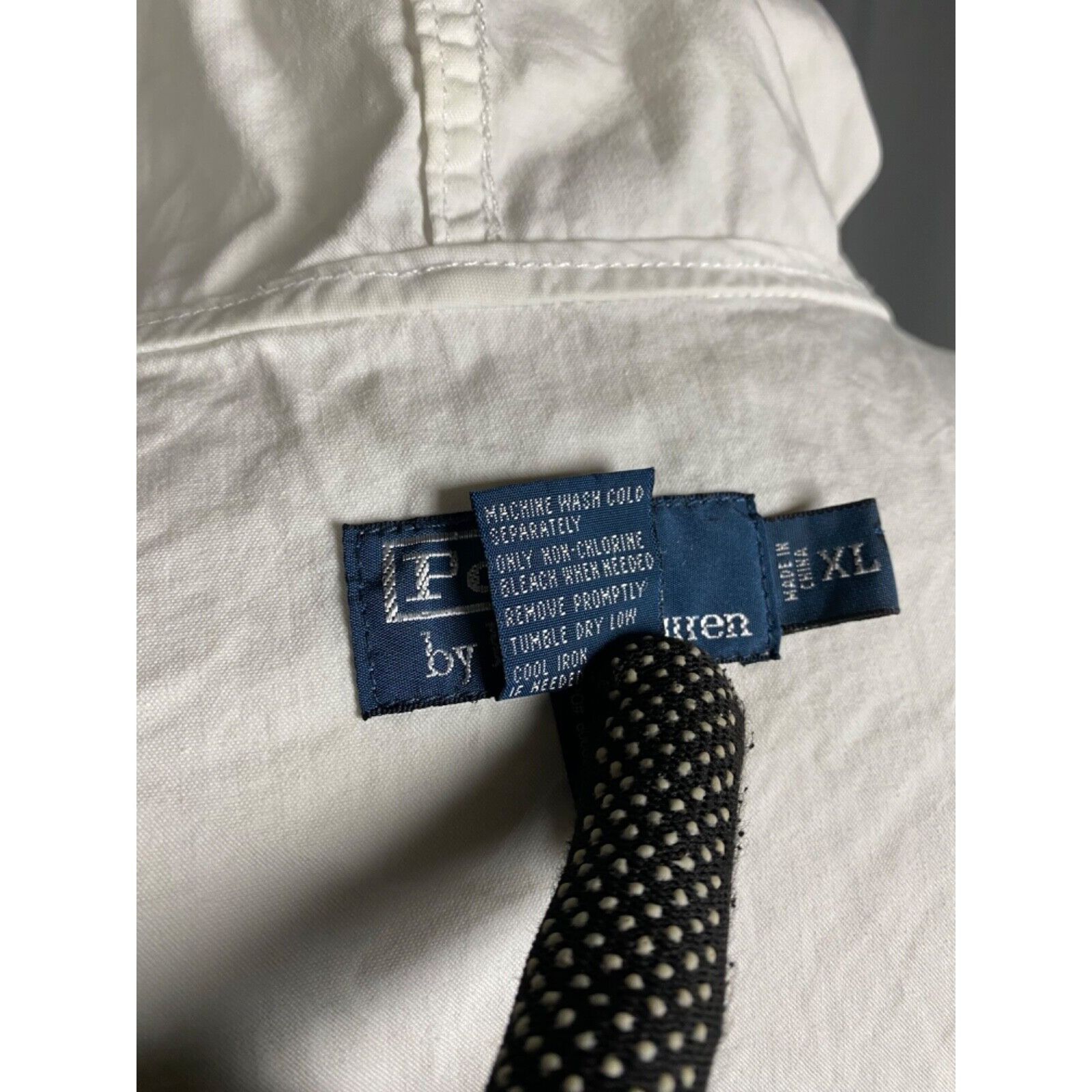 Polo Ralph Lauren Ralph Lauren Vintage Big Logo Men's White Windbreaker Jacket Size US XL / EU 56 / 4 - 14 Thumbnail