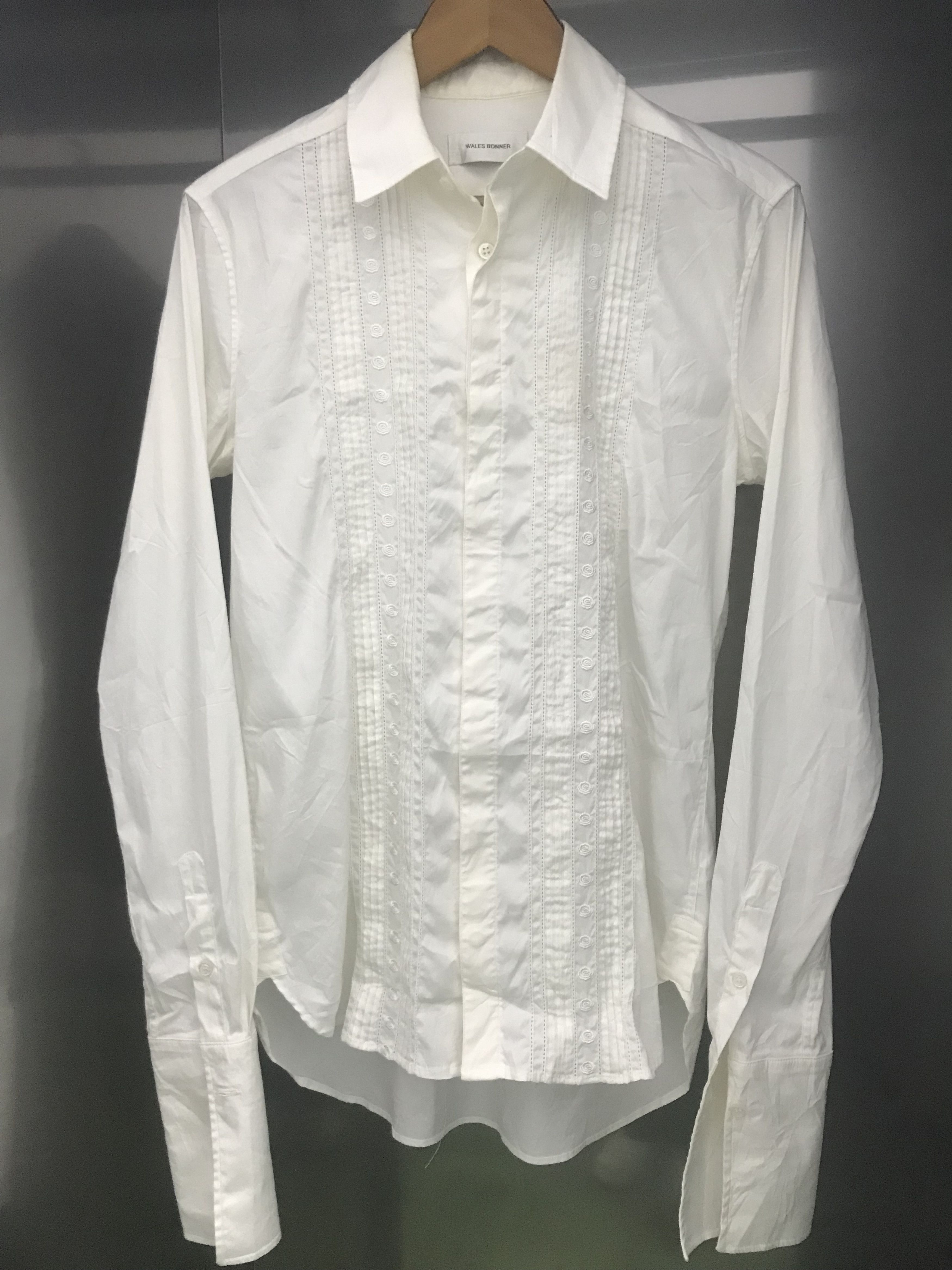 Wales Bonner Wales Bonner - Santiago Guayabera Poplin Shirt Size US S / EU 44-46 / 1 - 2 Thumbnail
