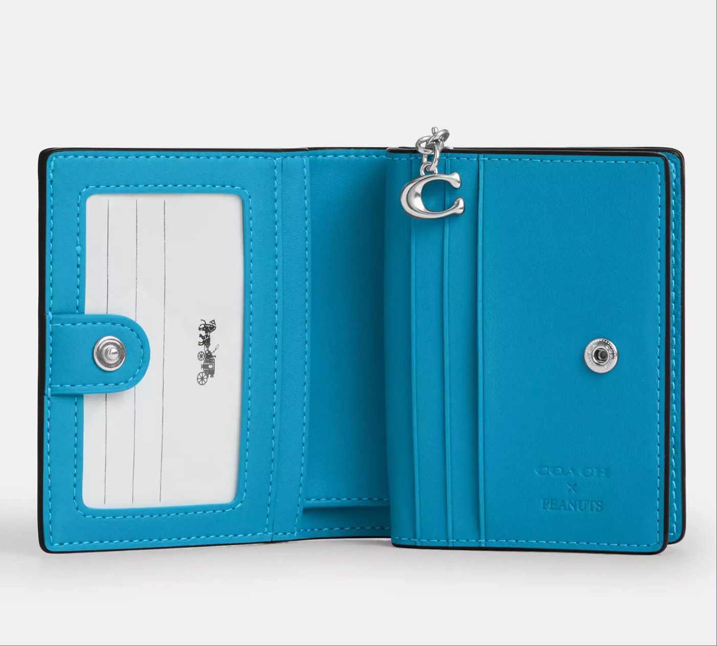 Coach Coach X Peanuts Snap Wallet With Linus CBN91 Size ONE SIZE - 8 Thumbnail