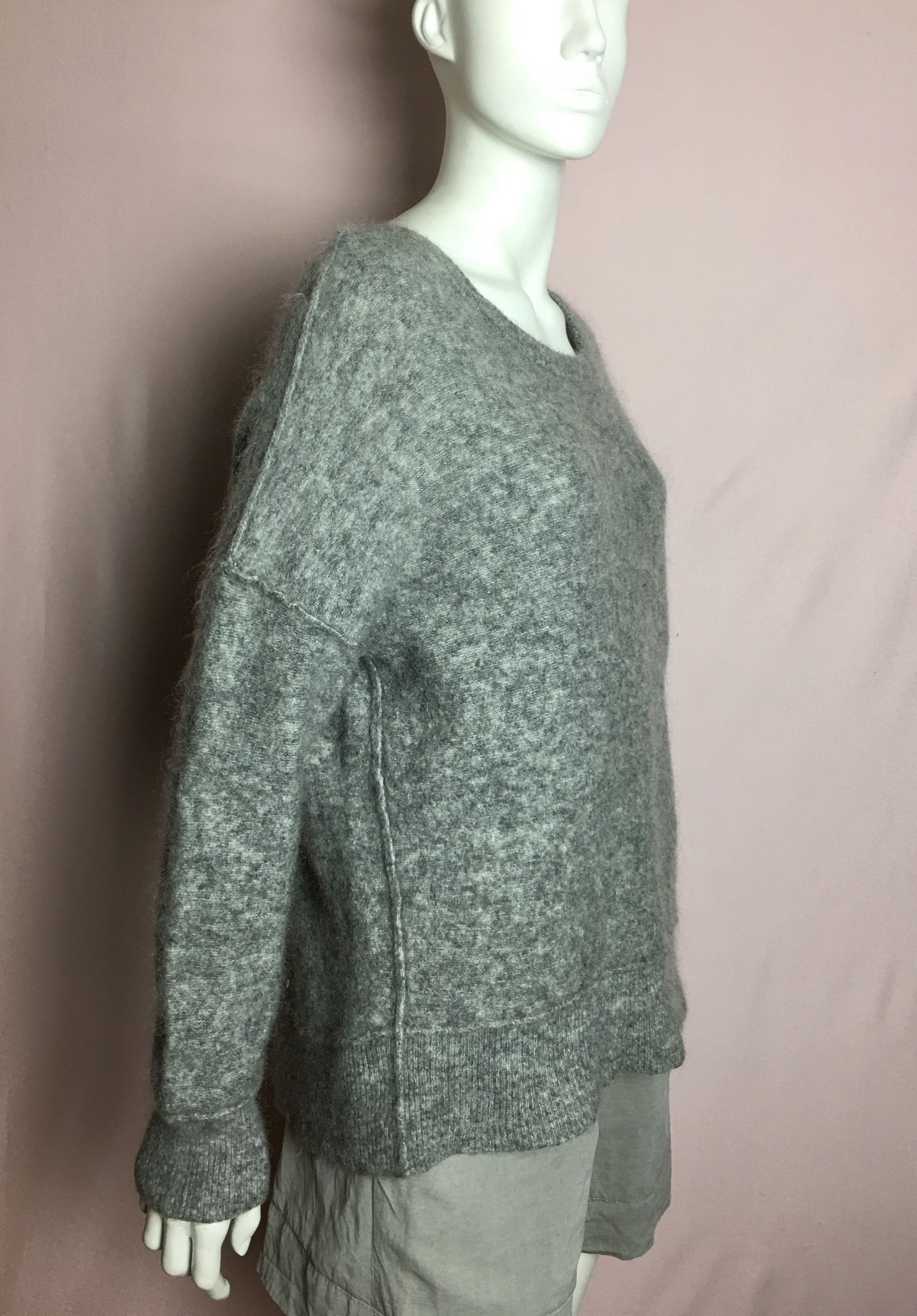 By Malene Birger By Malene Birger Wool Mohair Sweater Gray XL Size XL / US 12-14 / IT 48-50 - 4 Thumbnail