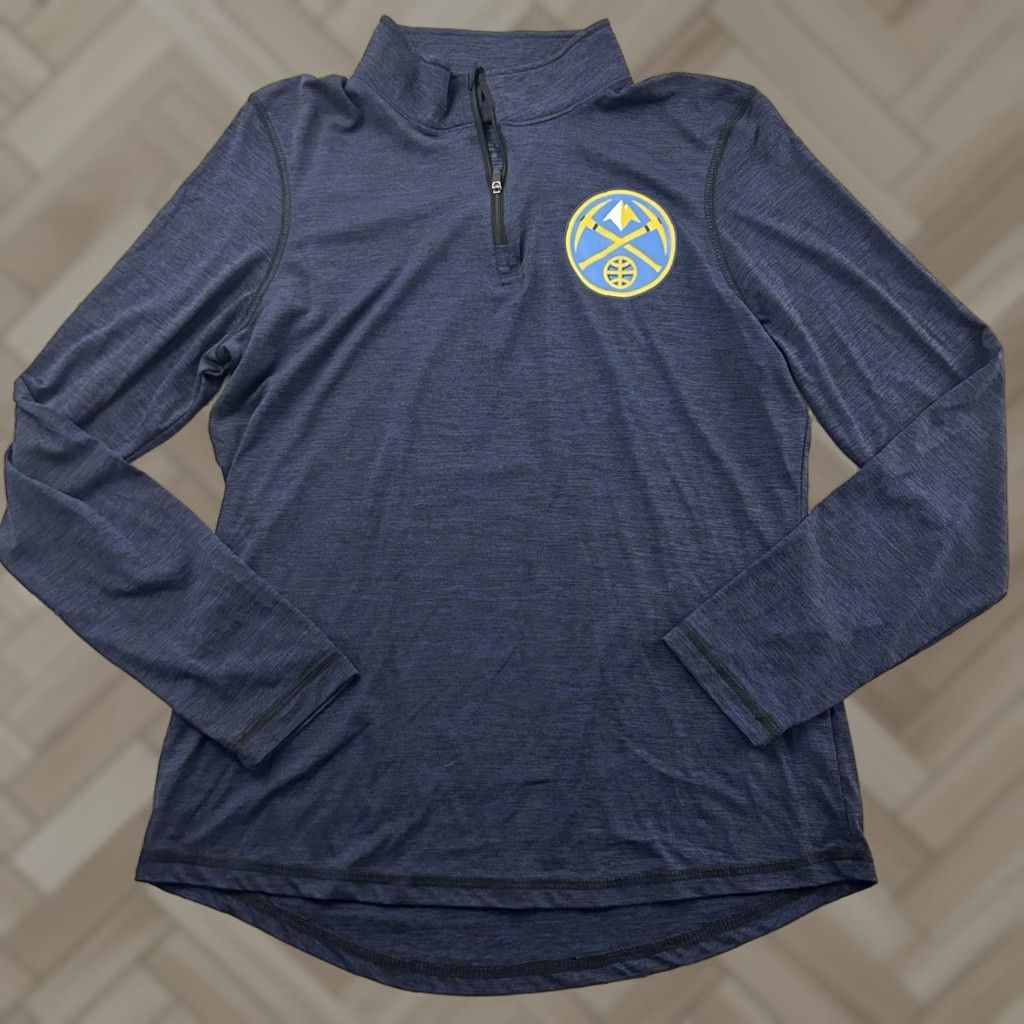 Augusta Sportswear Augusta Lightweight 1/4 Zip Jacket Denver Nuggets Women M Blue Size M / US 6-8 / IT 42-44 - 1 Thumbnail