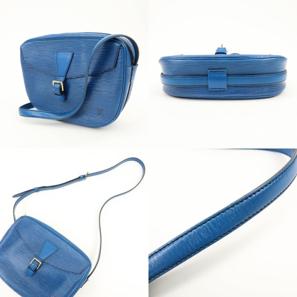 Louis Vuitton Louis Vuitton Epi Jeune Fille Shoulder Bag Leather Blue Size ONE SIZE - 3 Thumbnail