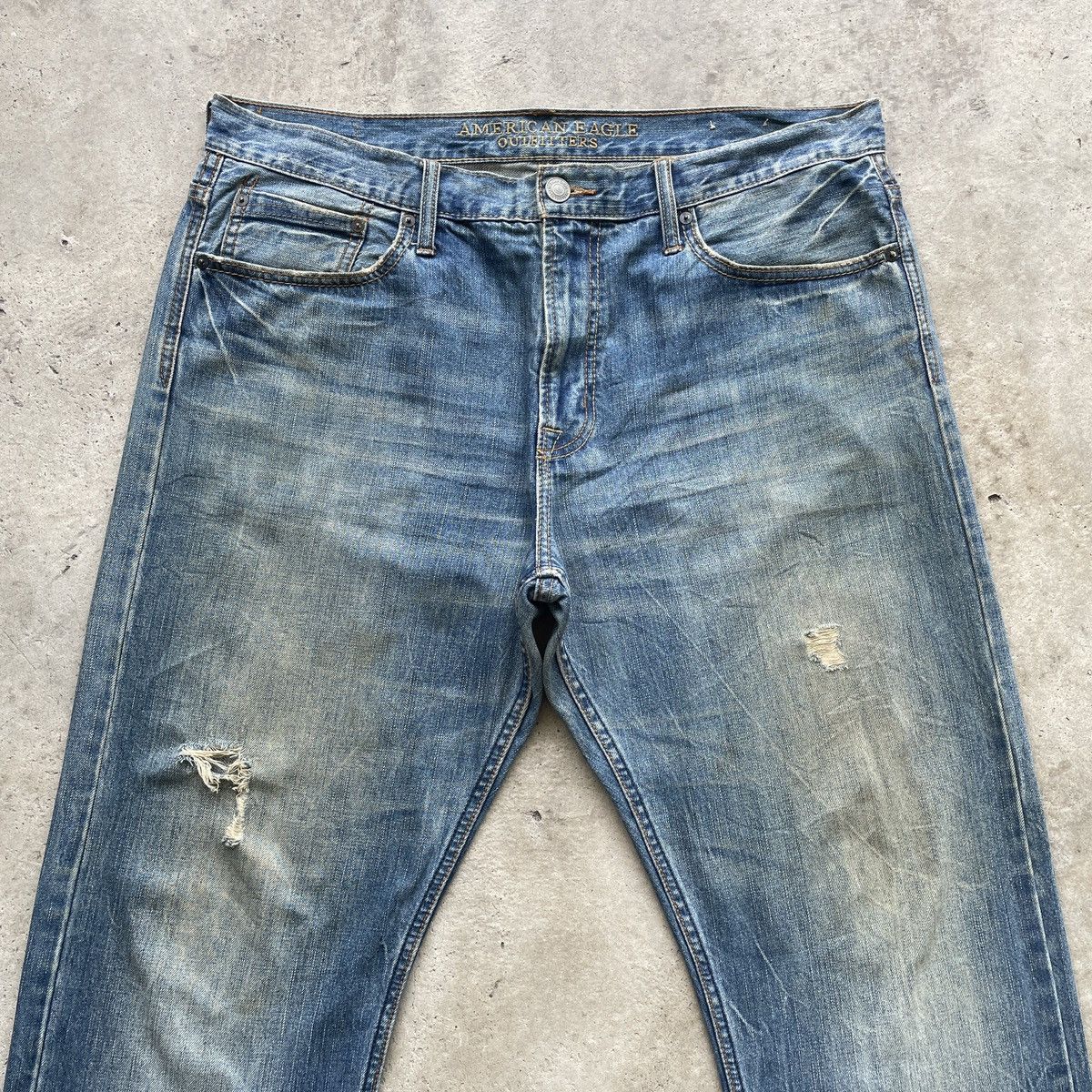 American Eagle Outfitters American Eagle Vintage Jeans Rusty Distressed Faded Pants Size US 39 - 3 Thumbnail