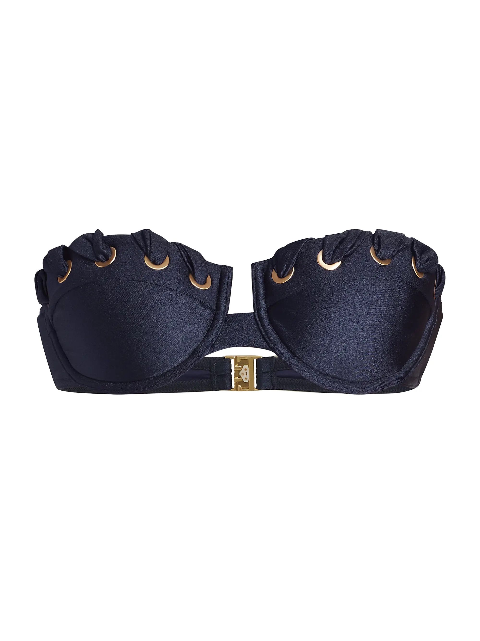 oc11z0725 Size: 0P/ Alight Eyelet Balconette Bikini Top
