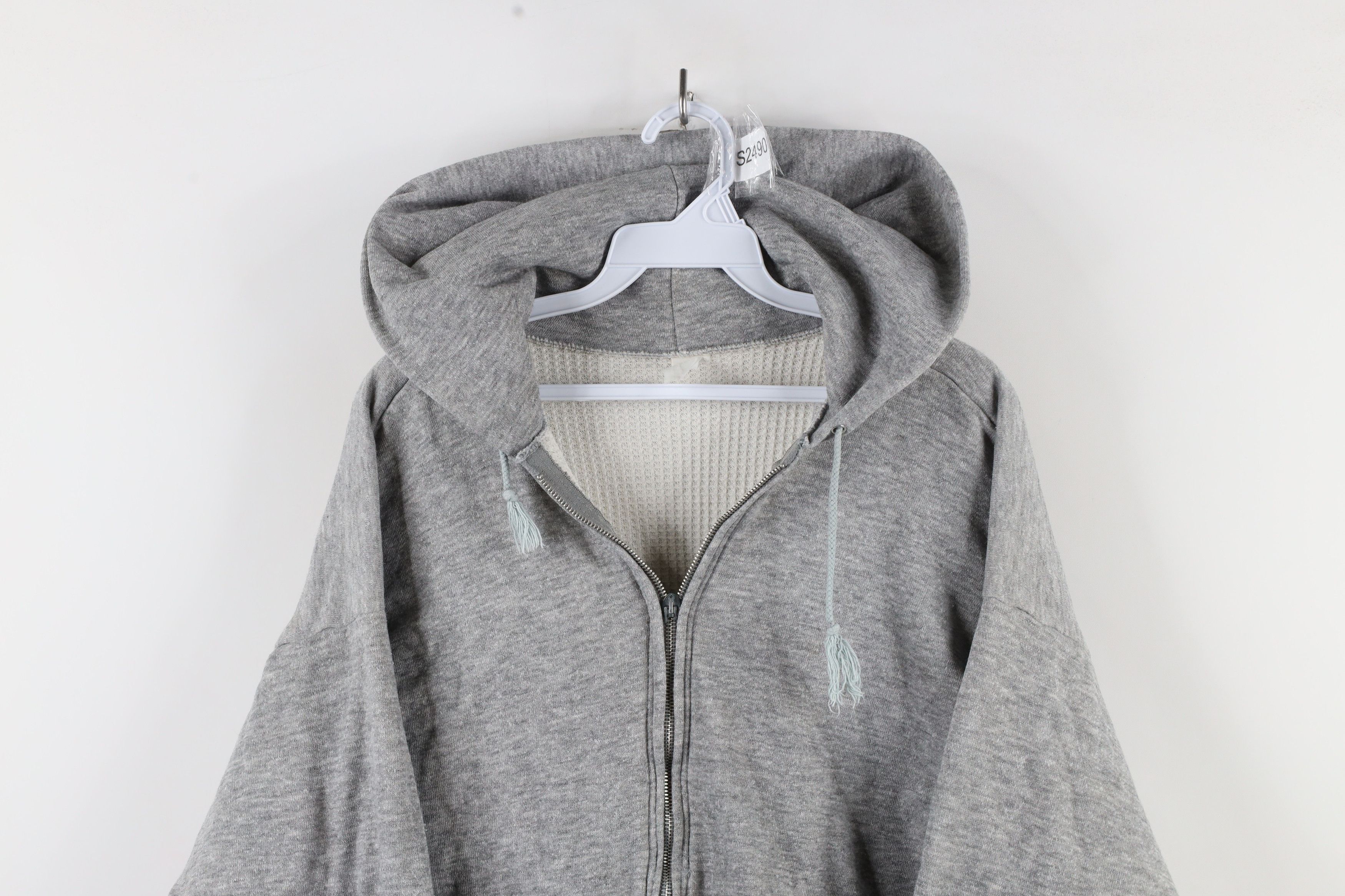 Vintage Vintage 70s Streetwear Triblend Double Face Lined Hoodie USA Size US L / EU 52-54 / 3 - 2 Thumbnail