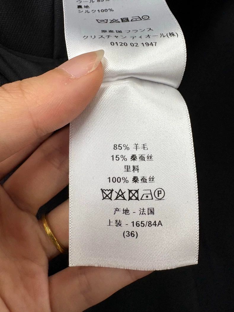 Dior Dior Classic black temperament wool silk material off-the- Size XS / US 0-2 / IT 36-38 - 6 Thumbnail