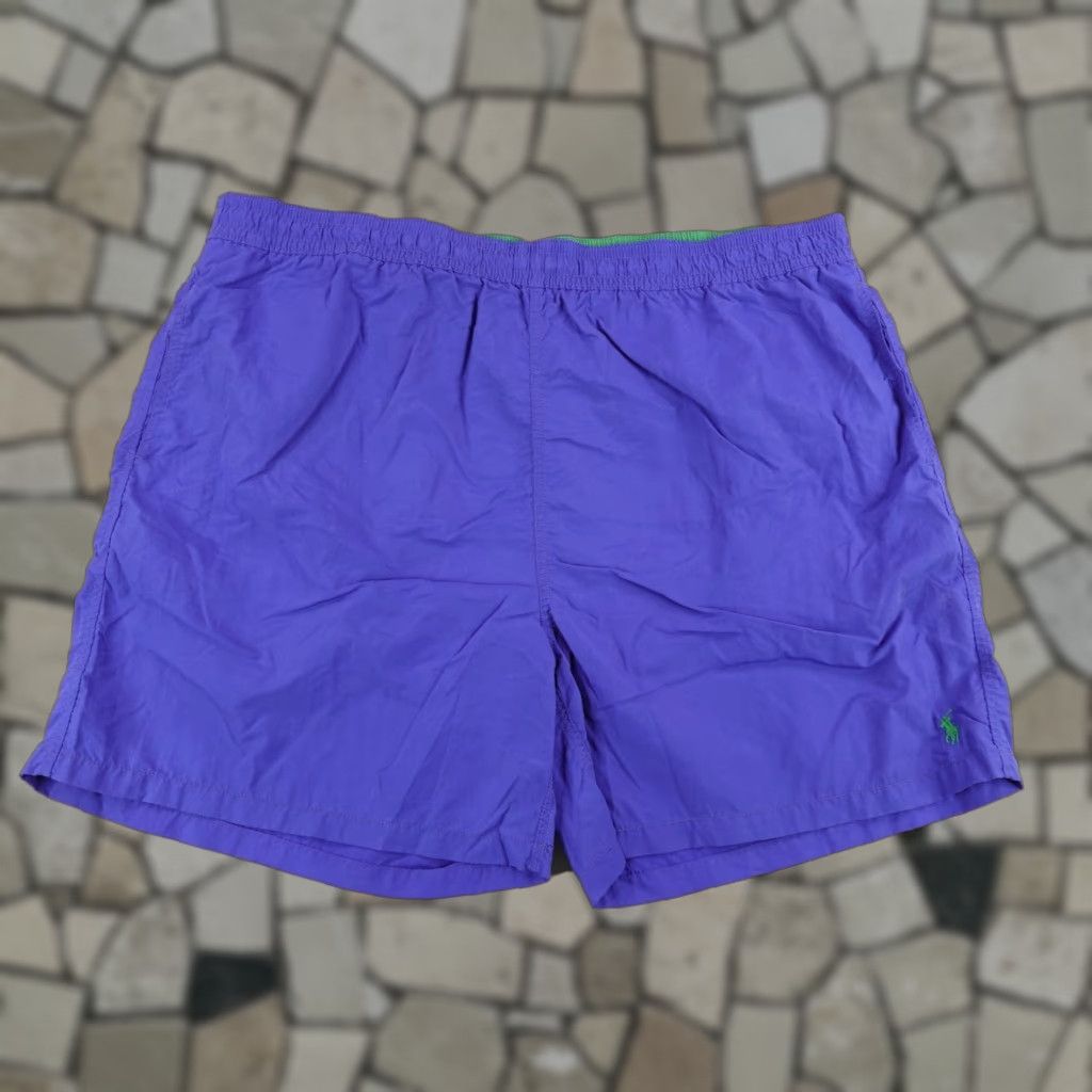Polo Ralph Lauren Vintage Polo Ralph Lauren Swim Shorts Men XL Tall Blue Lined Bathing Suit Bottoms Size US XL / EU 56 / 4 - 1 Thumbnail