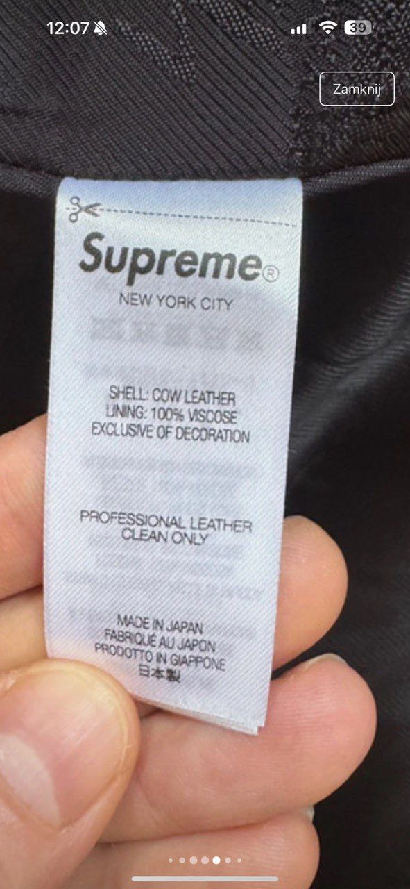 Supreme × Yohji Yamamoto Vasyl Size US S / EU 44-46 / 1 - 7 Thumbnail