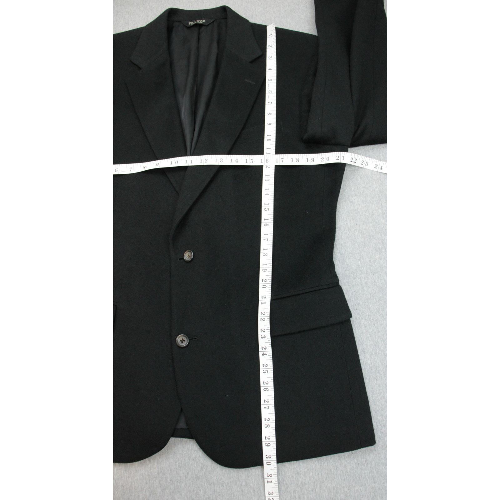 Jos. A. Bank Jos A Bank Blazer Mens 40L Black Cashmere Wool Sports Jacket Size 40L - 9 Thumbnail