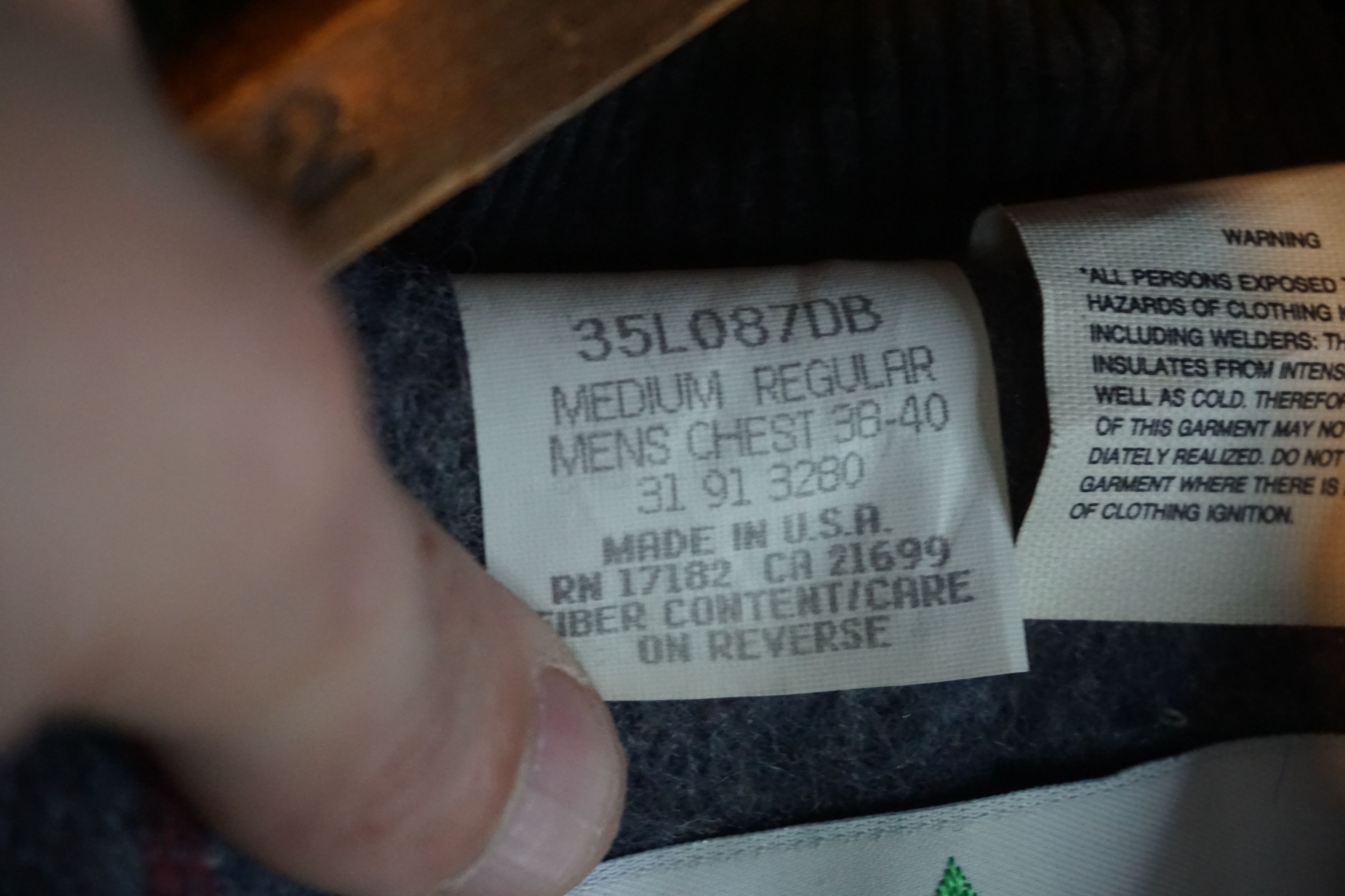 Liberty × Vintage Vintage LIBERTY Made in U.S.A DS Demin Chore Jacket Lined Size US M / EU 48-50 / 2 - 4 Thumbnail