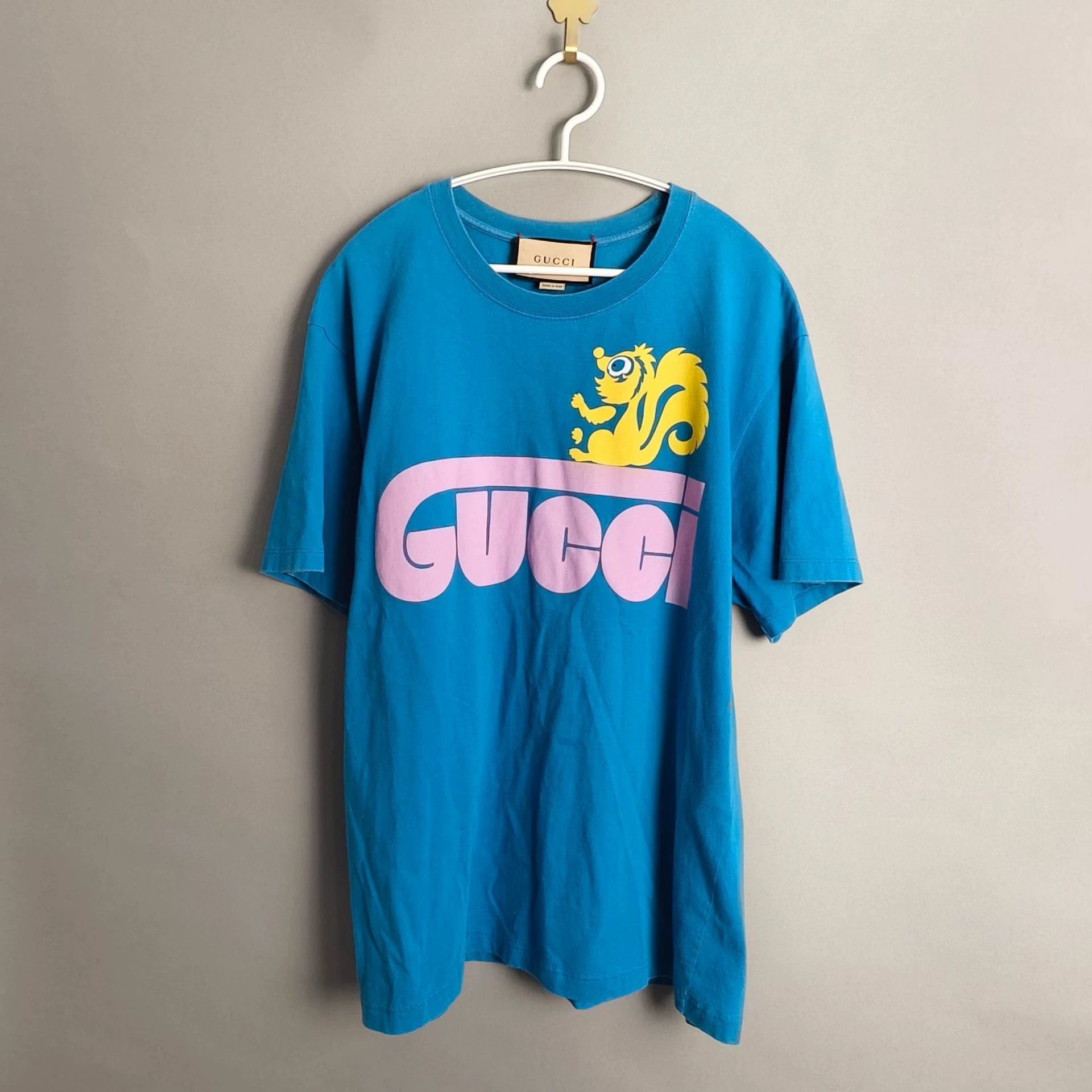 Gucci GUCCI Squirrel Logo Print Short-Sleeve Tee S MINT Size US S / EU 44-46 / 1 - 1 Thumbnail