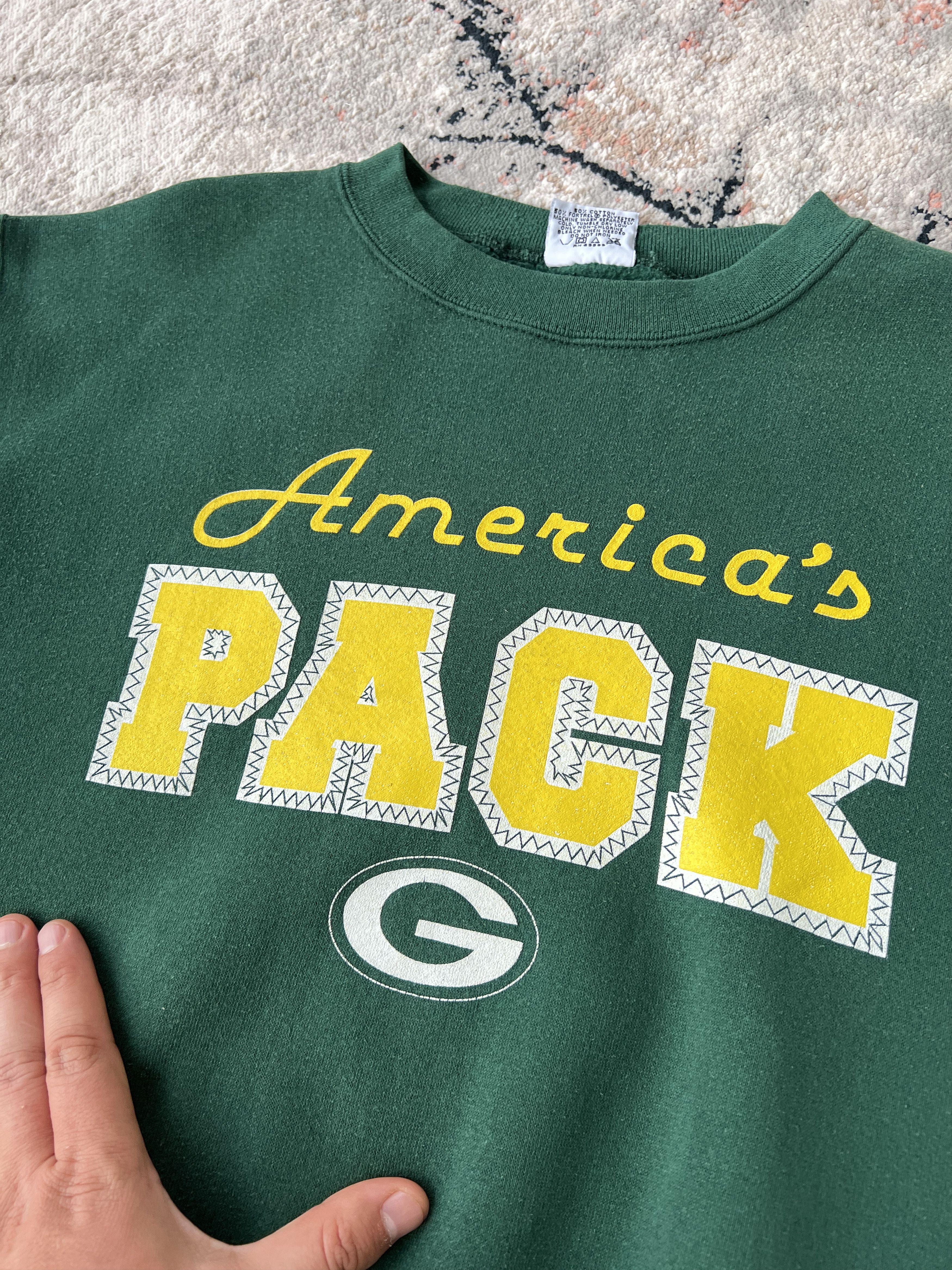 Vintage Vintage America's PACK Sweatshirt Made In USA Size US M / EU 48-50 / 2 - 2 Thumbnail