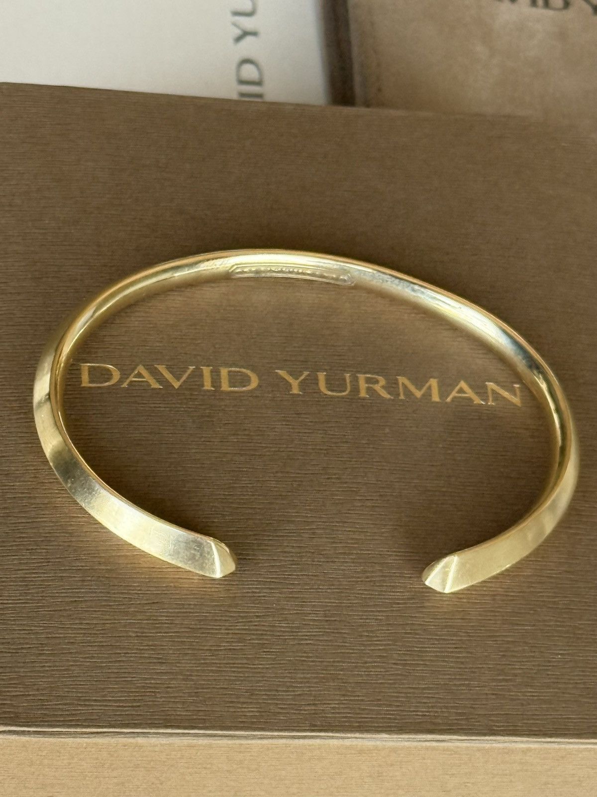 David Yurman Rare David Yurman Roman Cuff Bracelet Bangle 18K Solid Gold Size ONE SIZE - 1 Thumbnail