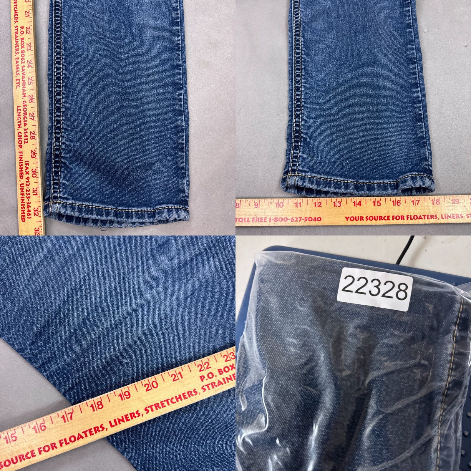 Silver Jeans Co. Silver Jeans Grayson 36x32 Blue Jeans Regular Adult Mens Distressed Stretch 5-Pocket Denim Cotton Blend Medium Wash Vintage No Size US 34 / EU 50 - 10 Thumbnail