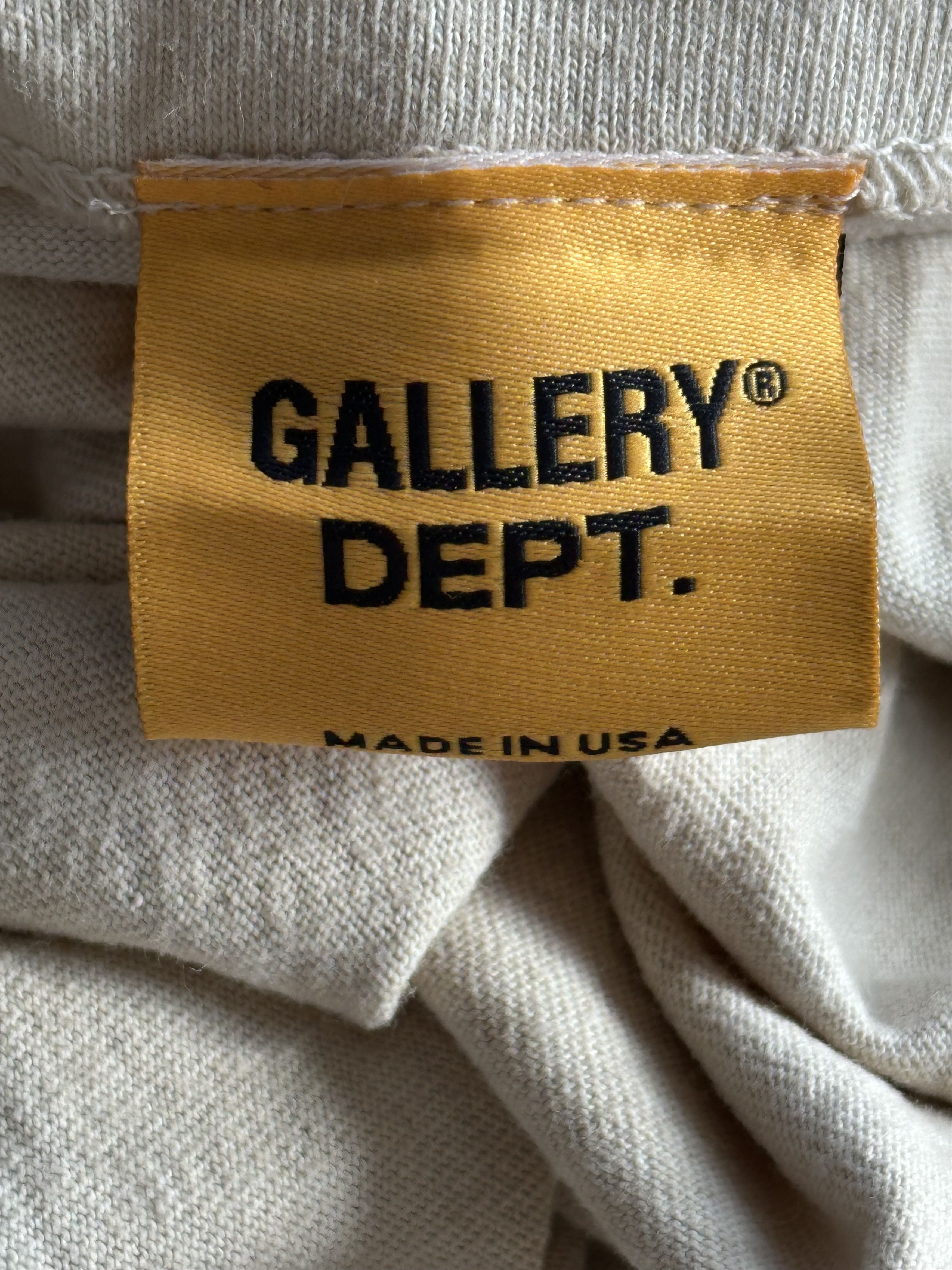 Gallery Dept. Gallery Dept Antique White & Black Sleep Apnea Logo T-Shirt Size US M / EU 48-50 / 2 - 4 Thumbnail
