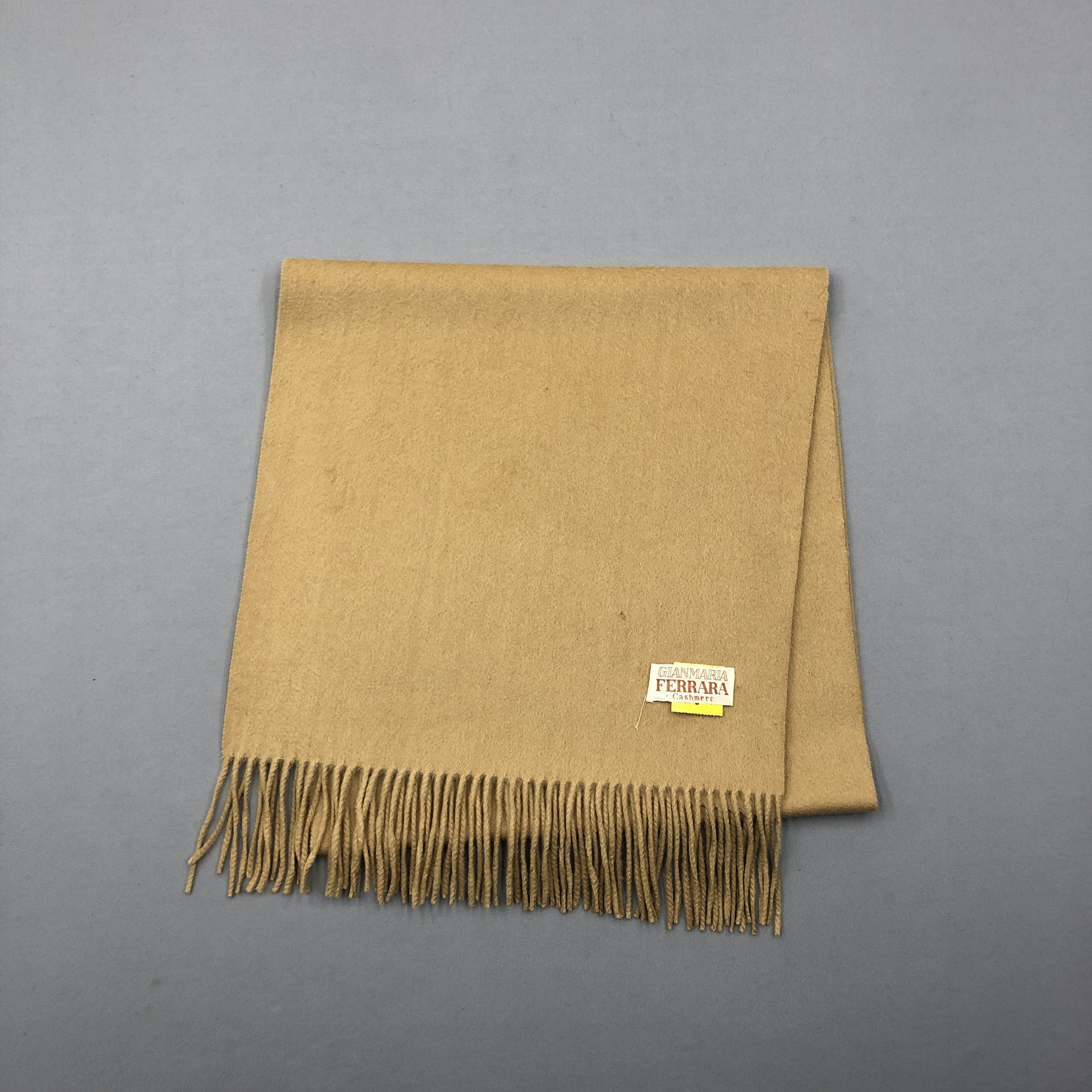 Japanese Brand Vintage Gianmara Ferrara Scarf Fringe Winter Fringe Scarves Size ONE SIZE - 3 Thumbnail