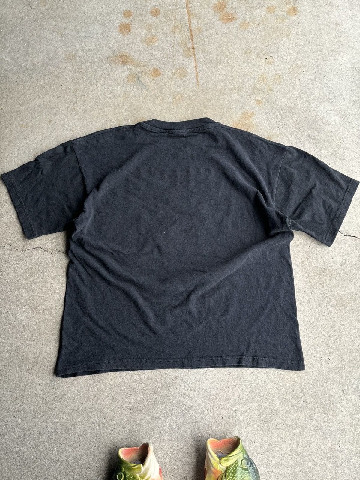 Band Tees Crazy Deftones Skull 2003 Tour Faded Black Boxy Fit Tee Size US L / EU 52-54 / 3 - 2 Thumbnail
