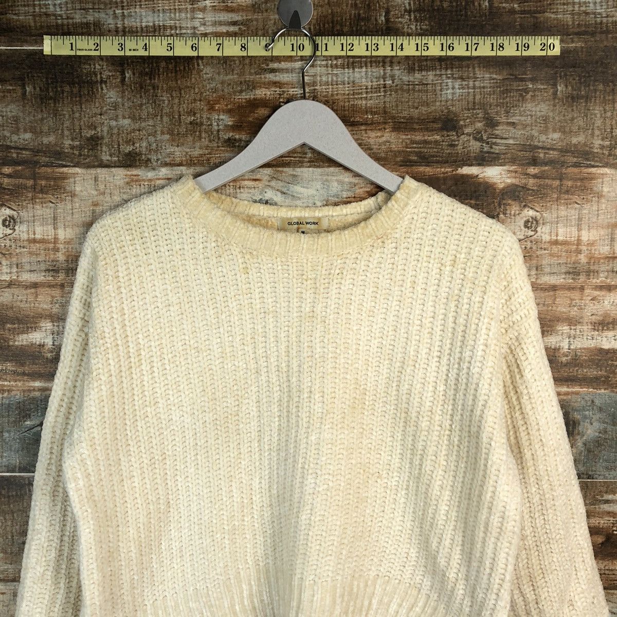 Global Work × Homespun Knitwear Global Work thrashed vintage Knitwear #A1242 Size S / US 4 / IT 40 - 5 Thumbnail